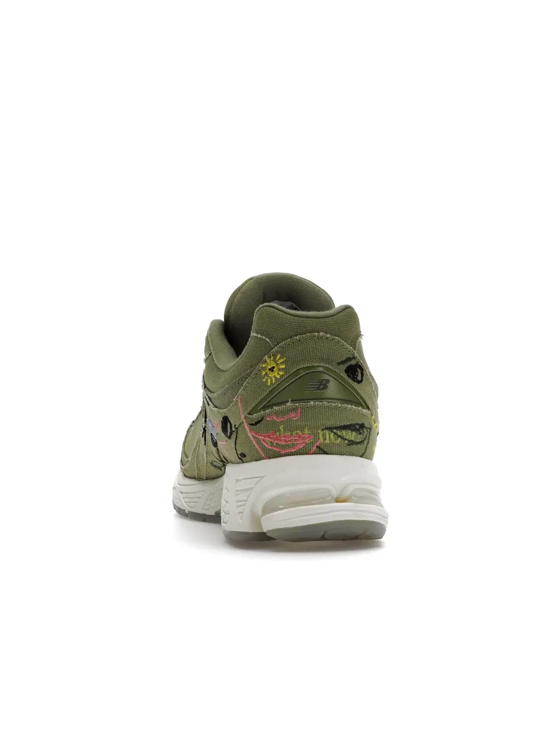Мужские кроссовки Lifestyle с принтом New Balance 2002R — изображение 4 из 4, оливковый