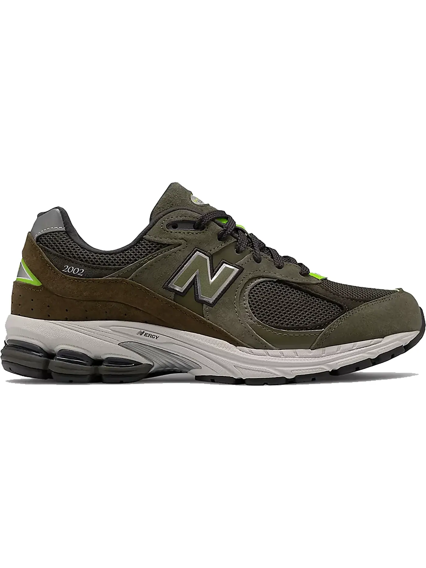 Мужские кроссовки Lifestyle New Balance 2002R — изображение 1 из 1, зеленый/зеленый