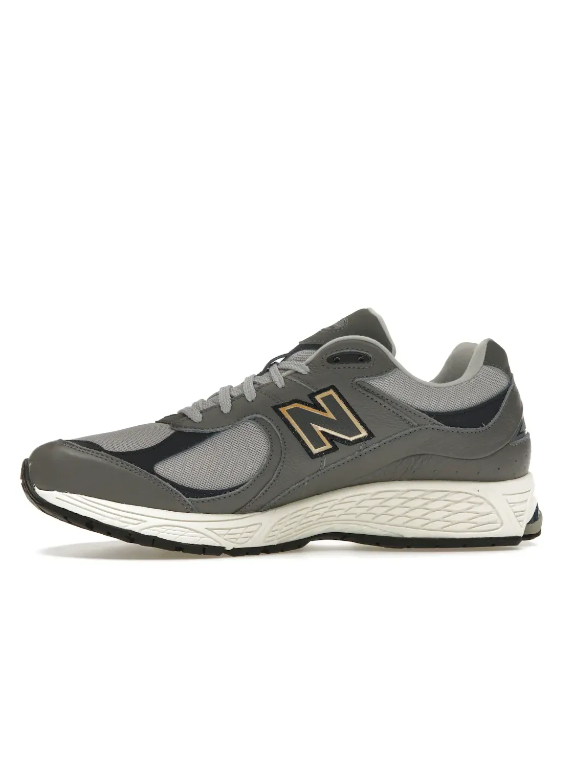 Мужские кроссовки Lifestyle New Balance 2002R — изображение 3 из 4, золотистый металлик