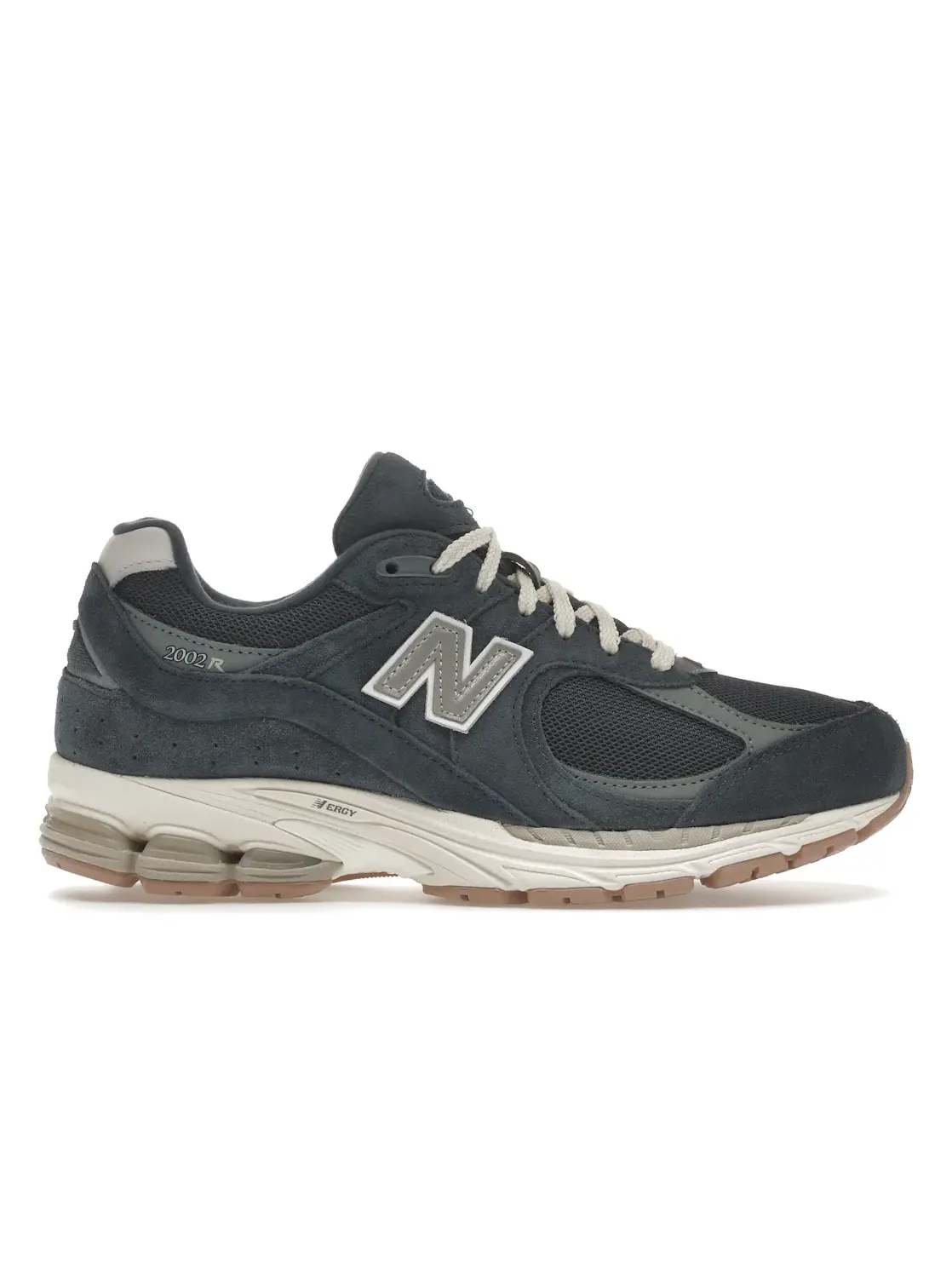 Мужские кроссовки Lifestyle с сетчатой вставкой New Balance 2002R — изображение 1 из 4, глубокий серый белый