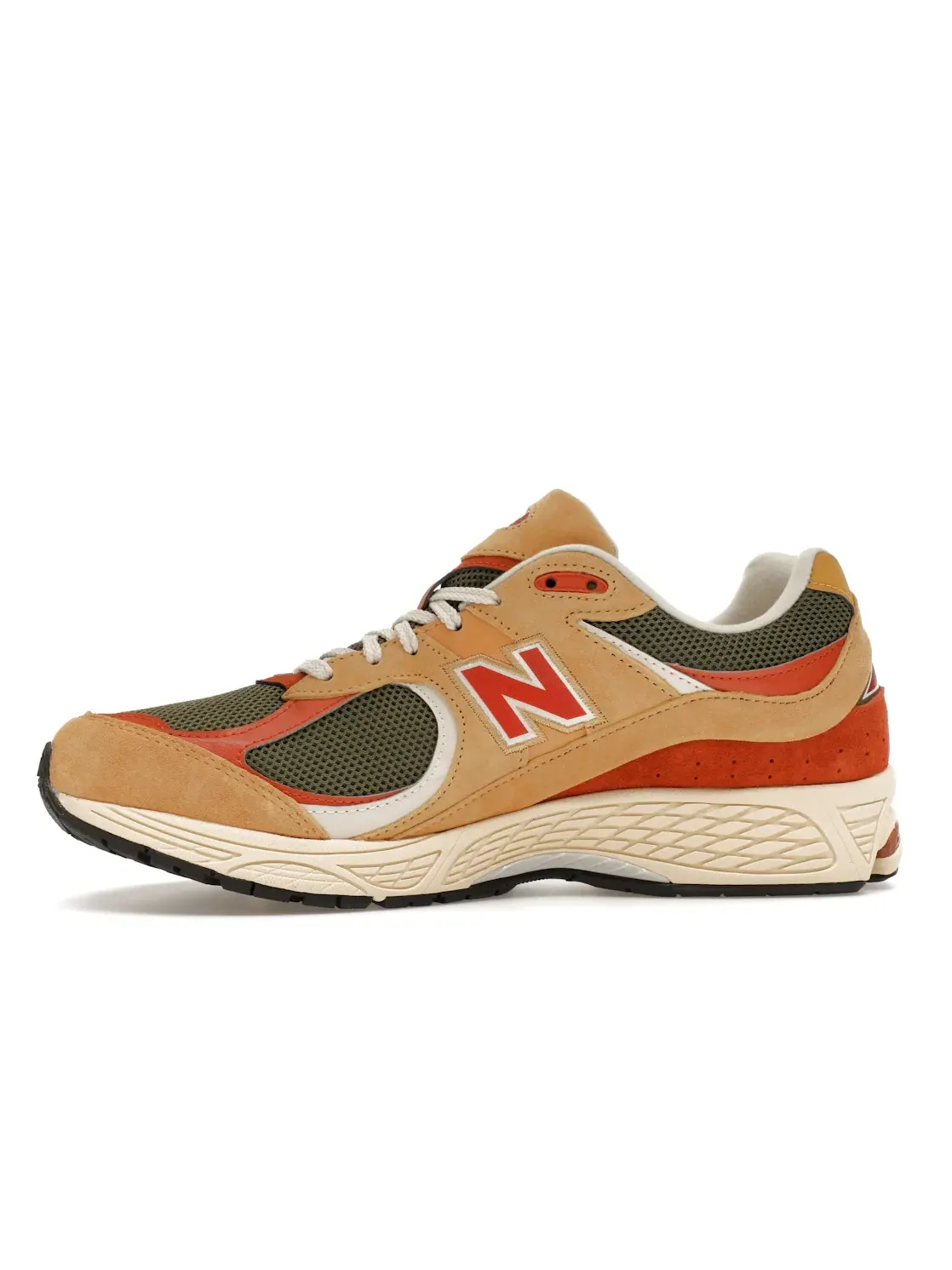 Мужские кроссовки Lifestyle New Balance 2002R, Dried Apricot/Infield Clay/Dark Olivine — изображение 3 из 4