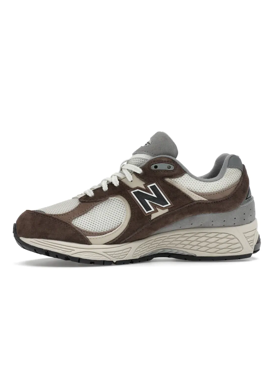 Мужские кроссовки Lifestyle New Balance 2002R — изображение 3 из 4, белый/белый/коричневый