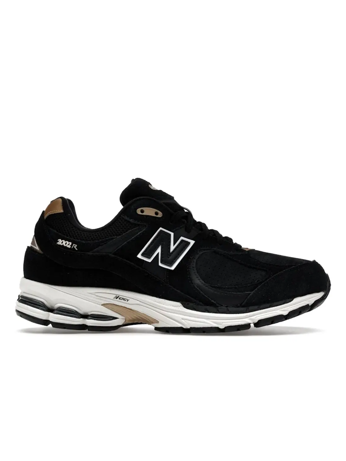 Мужские кроссовки Lifestyle New Balance 2002R — изображение 1 из 4, черный/золотистый