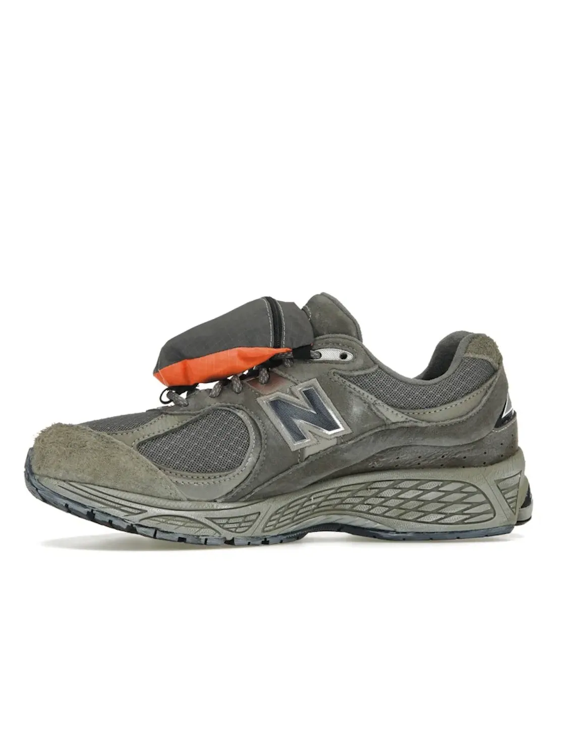 Мужские кроссовки Lifestyle с отстегивающимся карманом New Balance 2002R — изображение 3 из 4, натуральный индиго