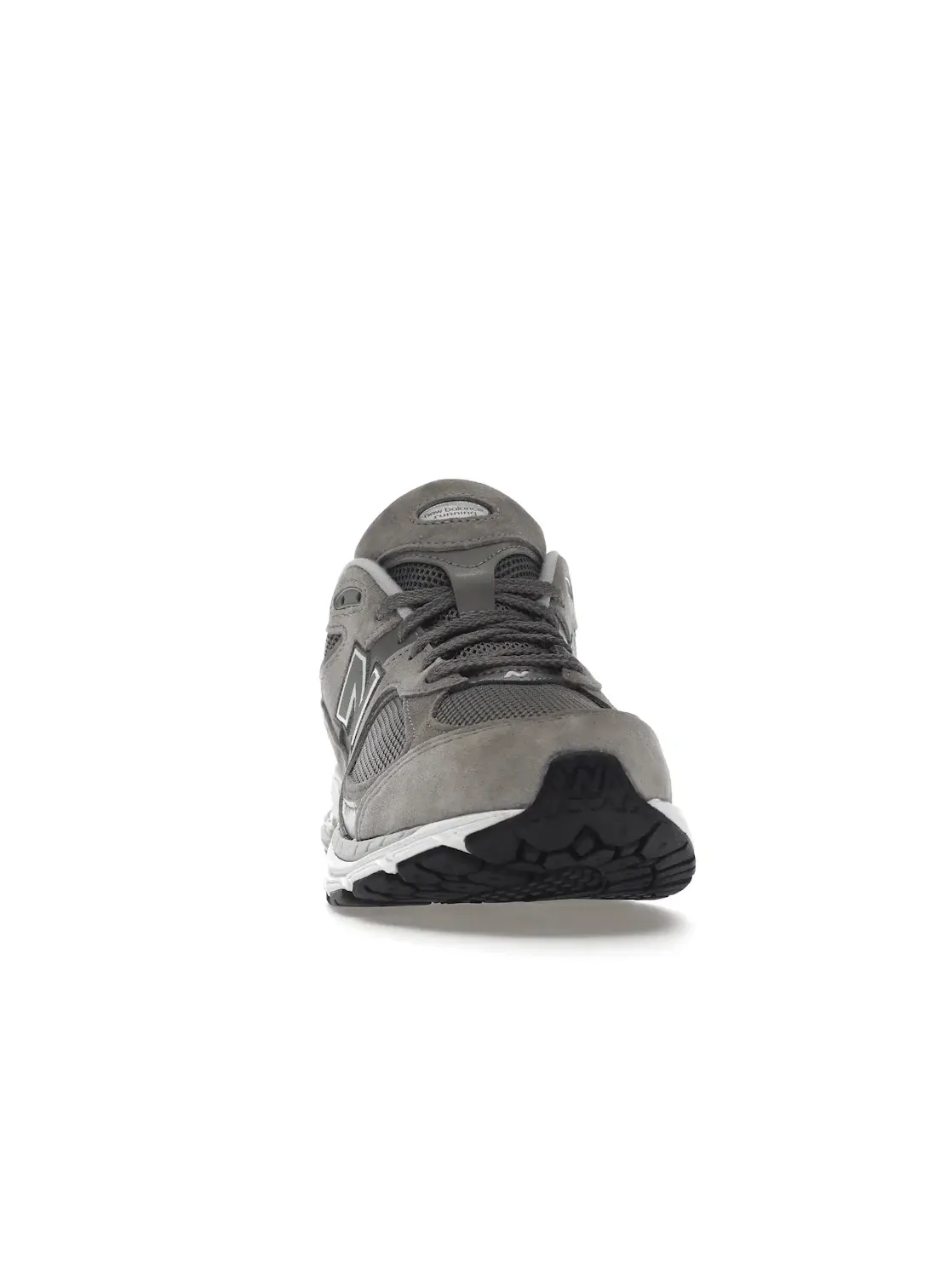 Мужские кроссовки с перфорированной кожей и замшей New Balance 2002R — изображение 2 из 4, серый белый