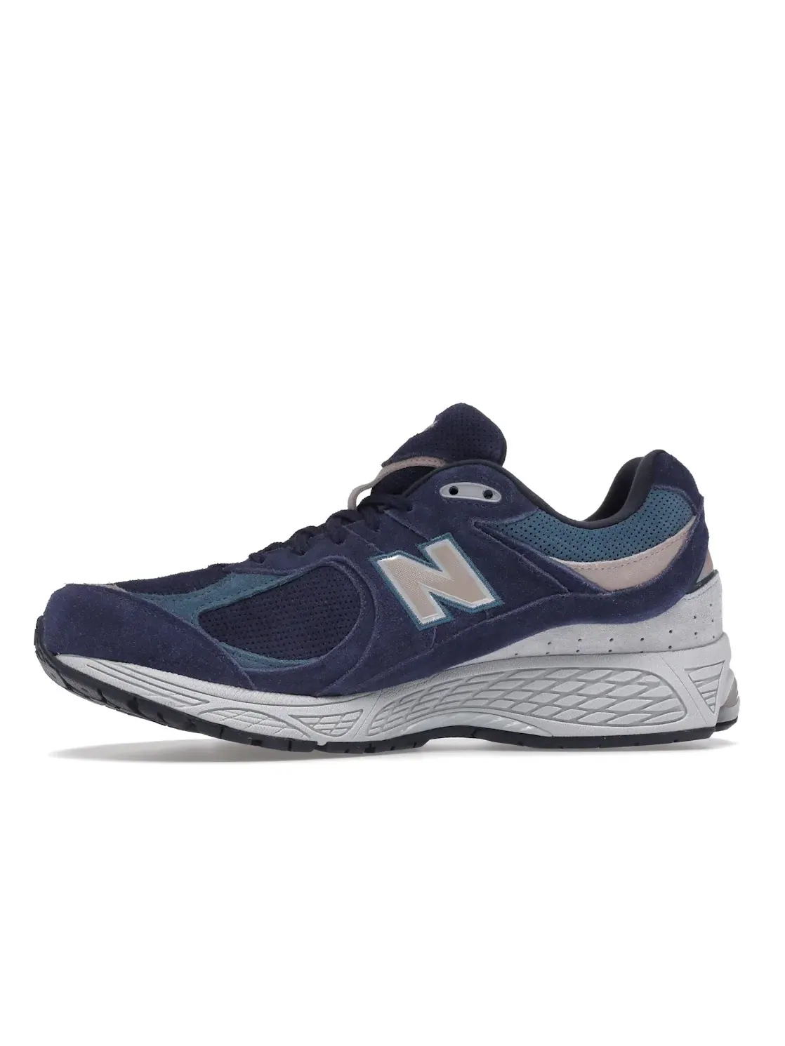 Мужские кроссовки для бега с технологией ABZORB New Balance 2002R, Night Tide/Au Lait — изображение 3 из 4
