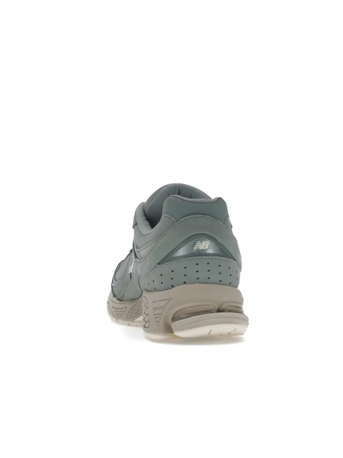 Мужские кроссовки с замшевым верхом New Balance 2002R — изображение 4 из 4, серый/зеленый