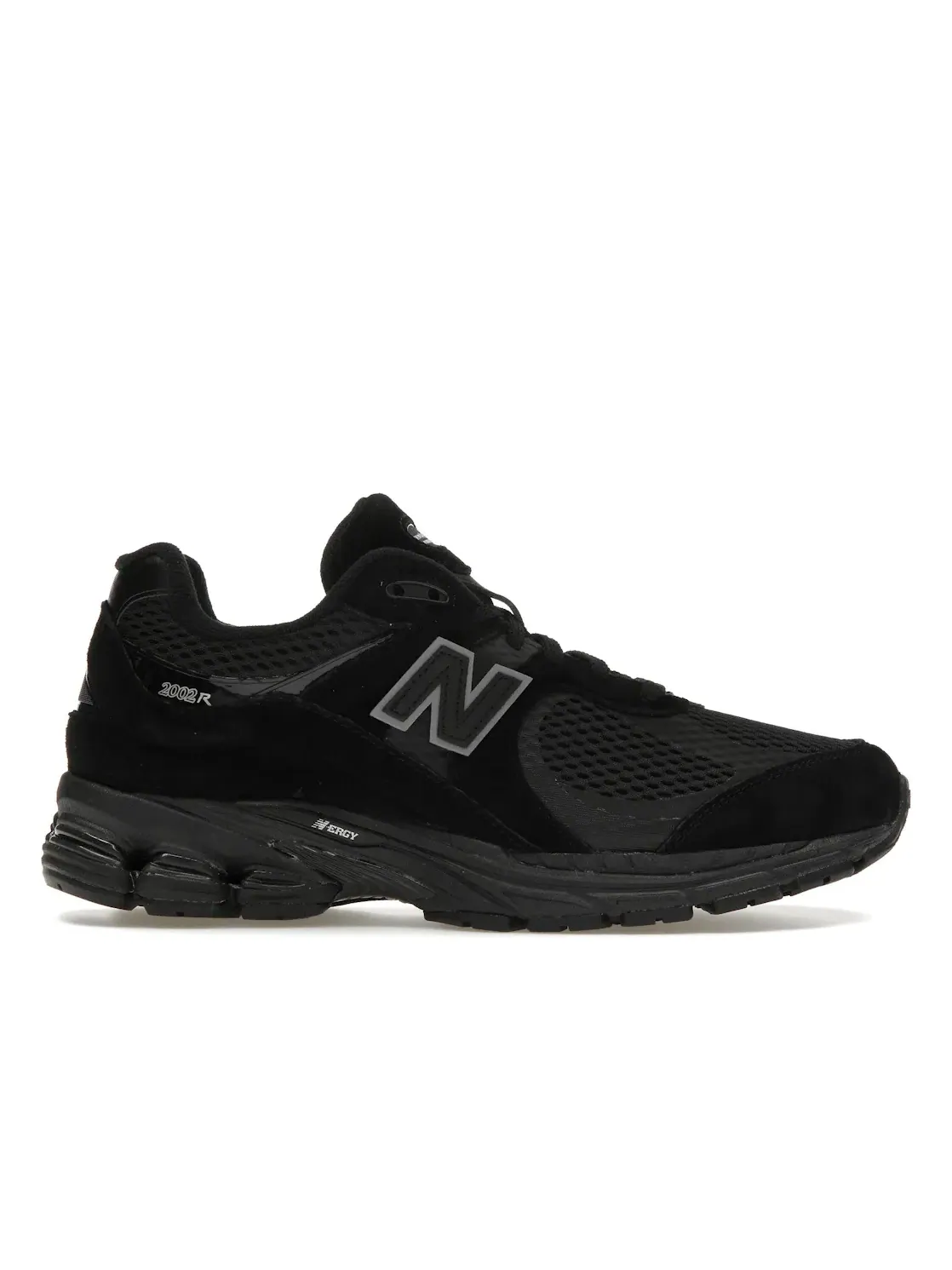 Мужские кроссовки Lifestyle с сетчатым верхом New Balance 2002R — изображение 1 из 4, черный/черный/металлик