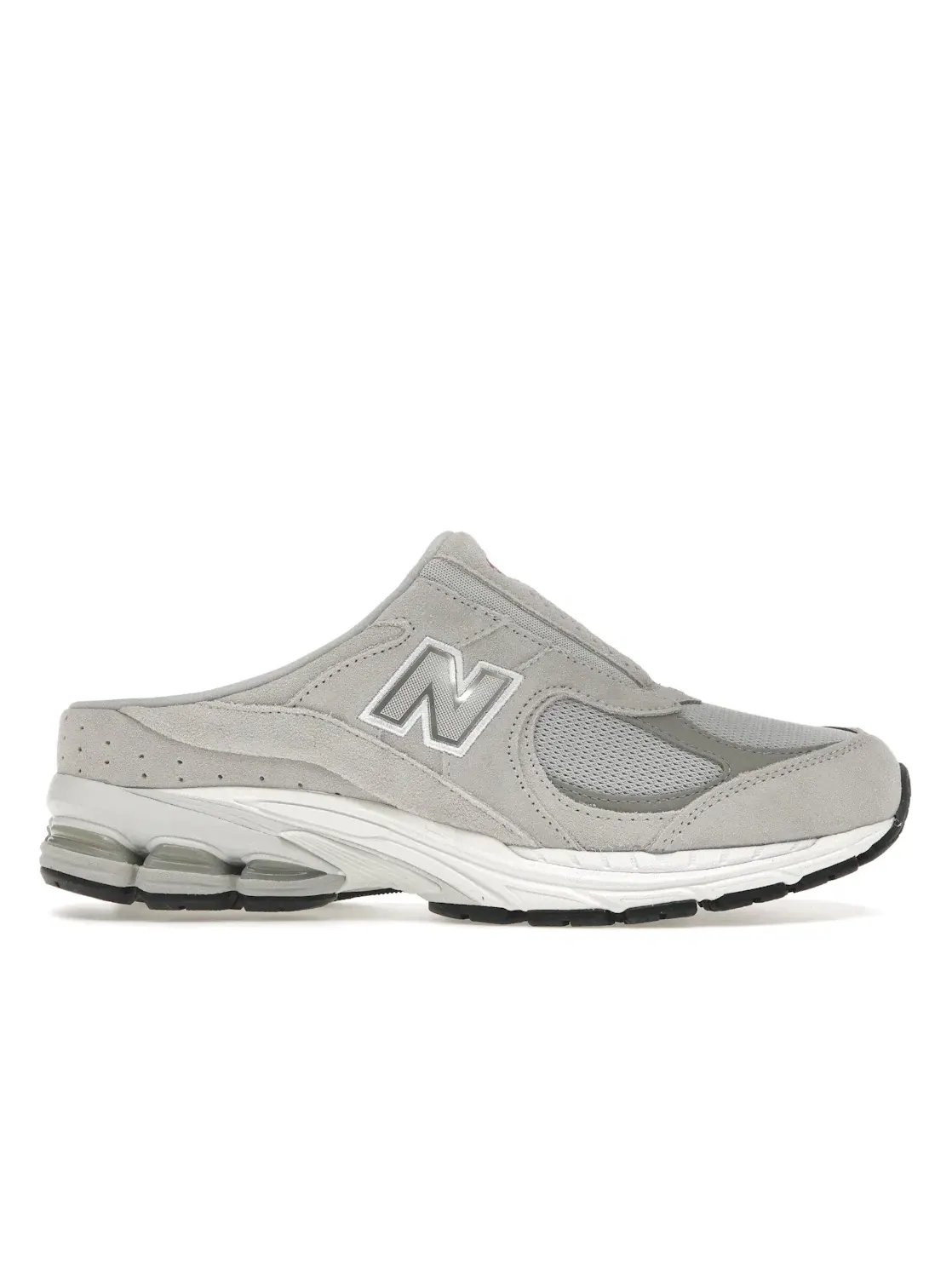 Мужские кроссовки-мюли с сетчатым верхом New Balance 2002R Mule, Rain Cloud/Marblehead — изображение 1 из 4