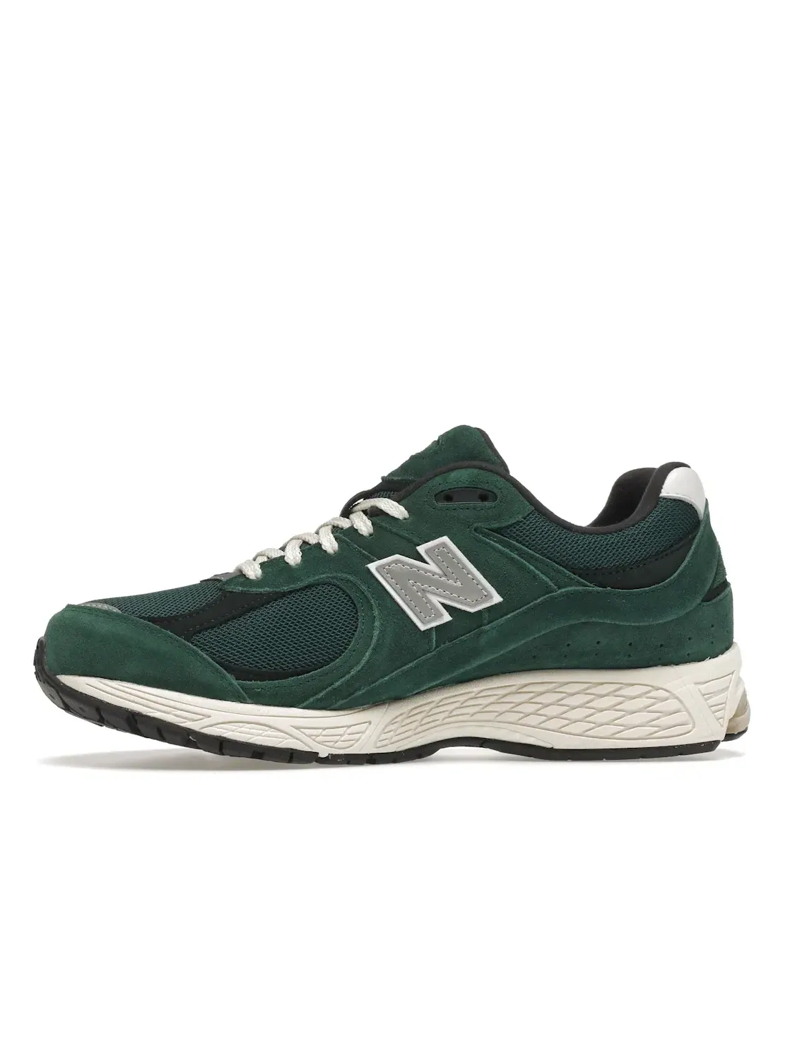 Мужские кроссовки для повседневной носки New Balance 2002R — изображение 3 из 4, зеленый/белый/серый