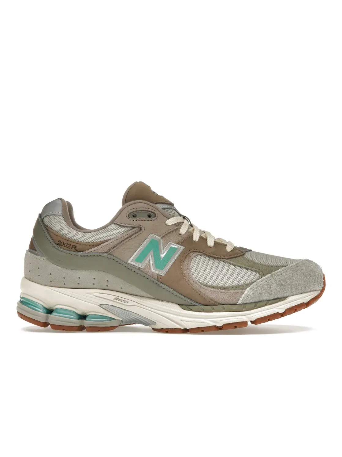 Мужские кроссовки Lifestyle New Balance 2002R — изображение 1 из 4, бежевый/серый/зеленый