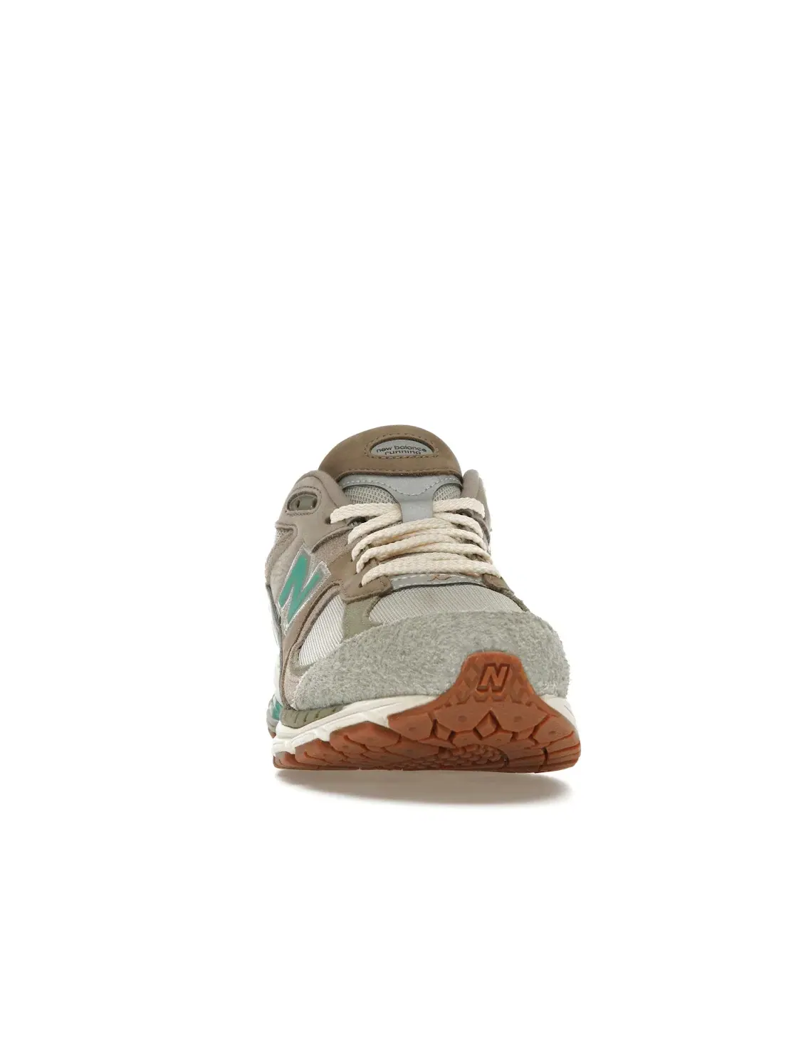 Мужские кроссовки Lifestyle New Balance 2002R — изображение 2 из 4, бежевый/серый/зеленый
