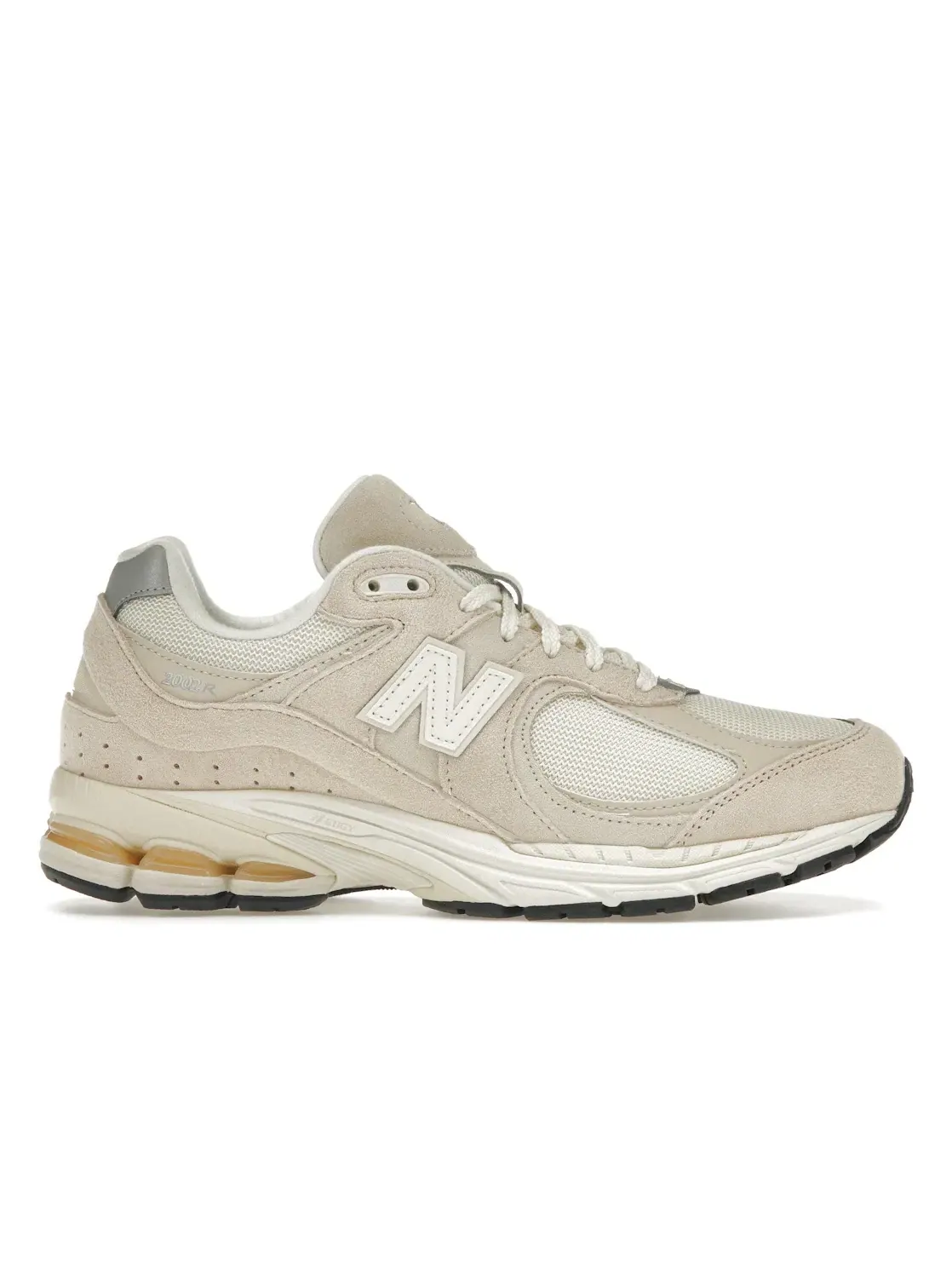 Мужские кроссовки с замшей New Balance 2002R — изображение 1 из 4, белый/белый/серый
