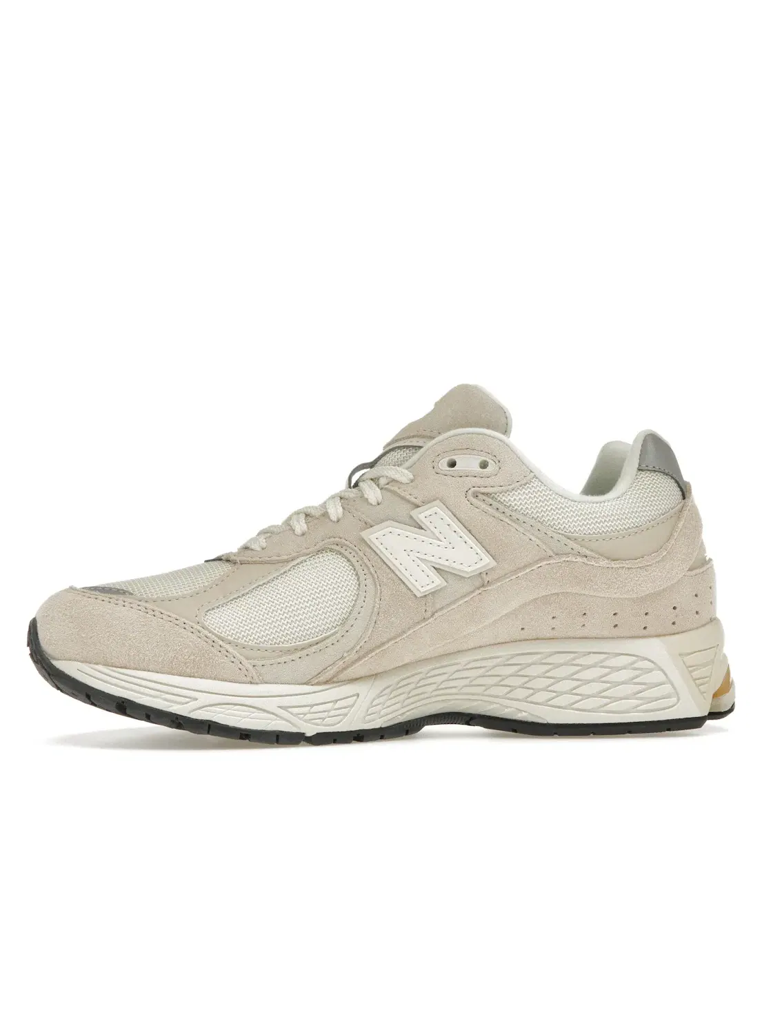 Мужские кроссовки с замшей New Balance 2002R — изображение 3 из 4, белый/белый/серый