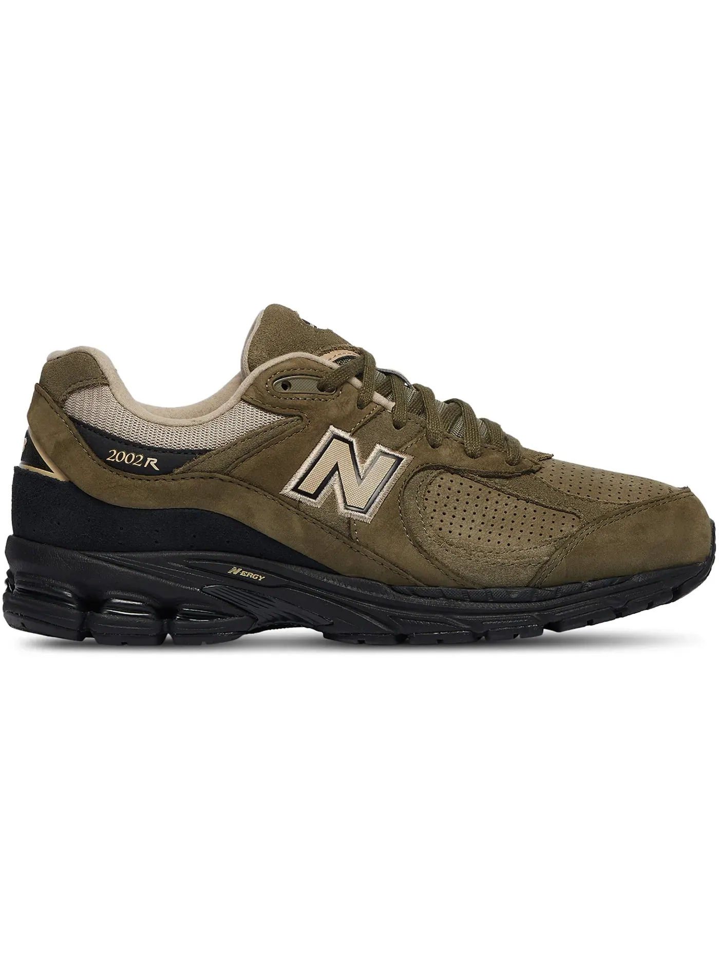 Мужские кроссовки Lifestyle New Balance 2002R — изображение 1 из 1, оливковый зеленый/черный