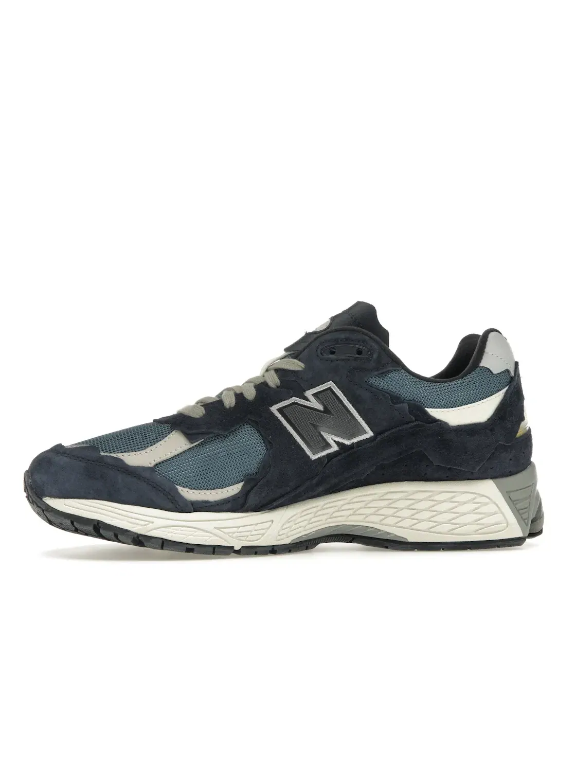 Мужские кроссовки lifestyle с сетчатым верхом New Balance 2002R — изображение 3 из 4, темный темно-синий/синий