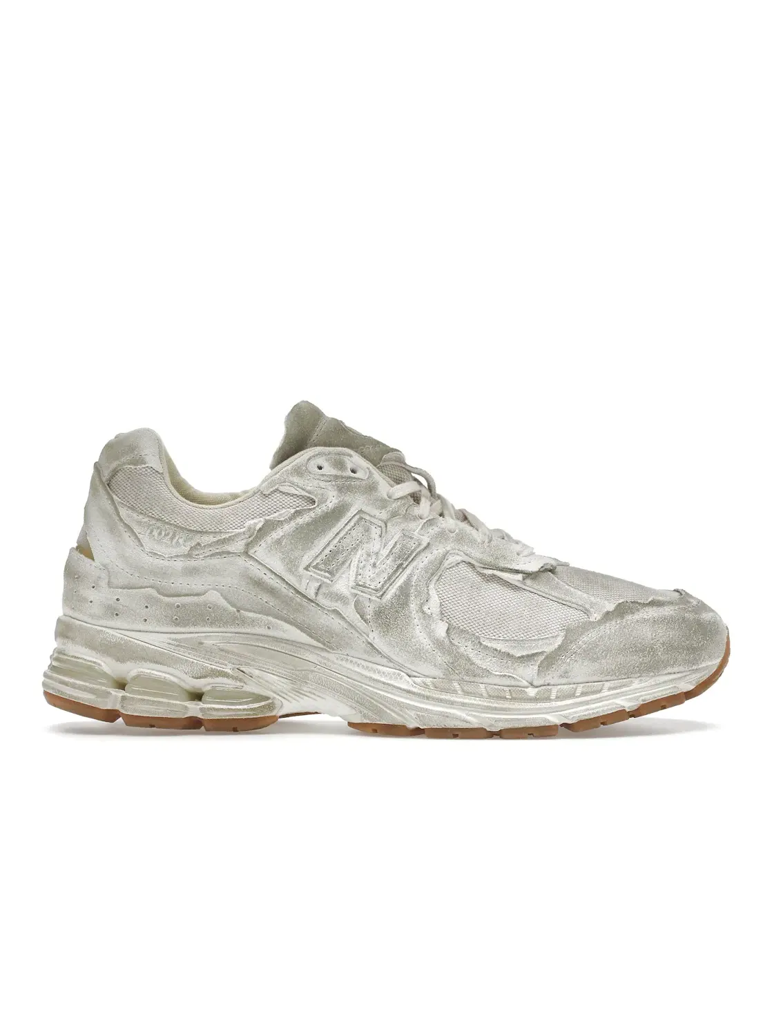 Мужские кроссовки Lifestyle с эффектом состаривания New Balance 2002R Protection Pack Distressed — изображение 1 из 4, белый