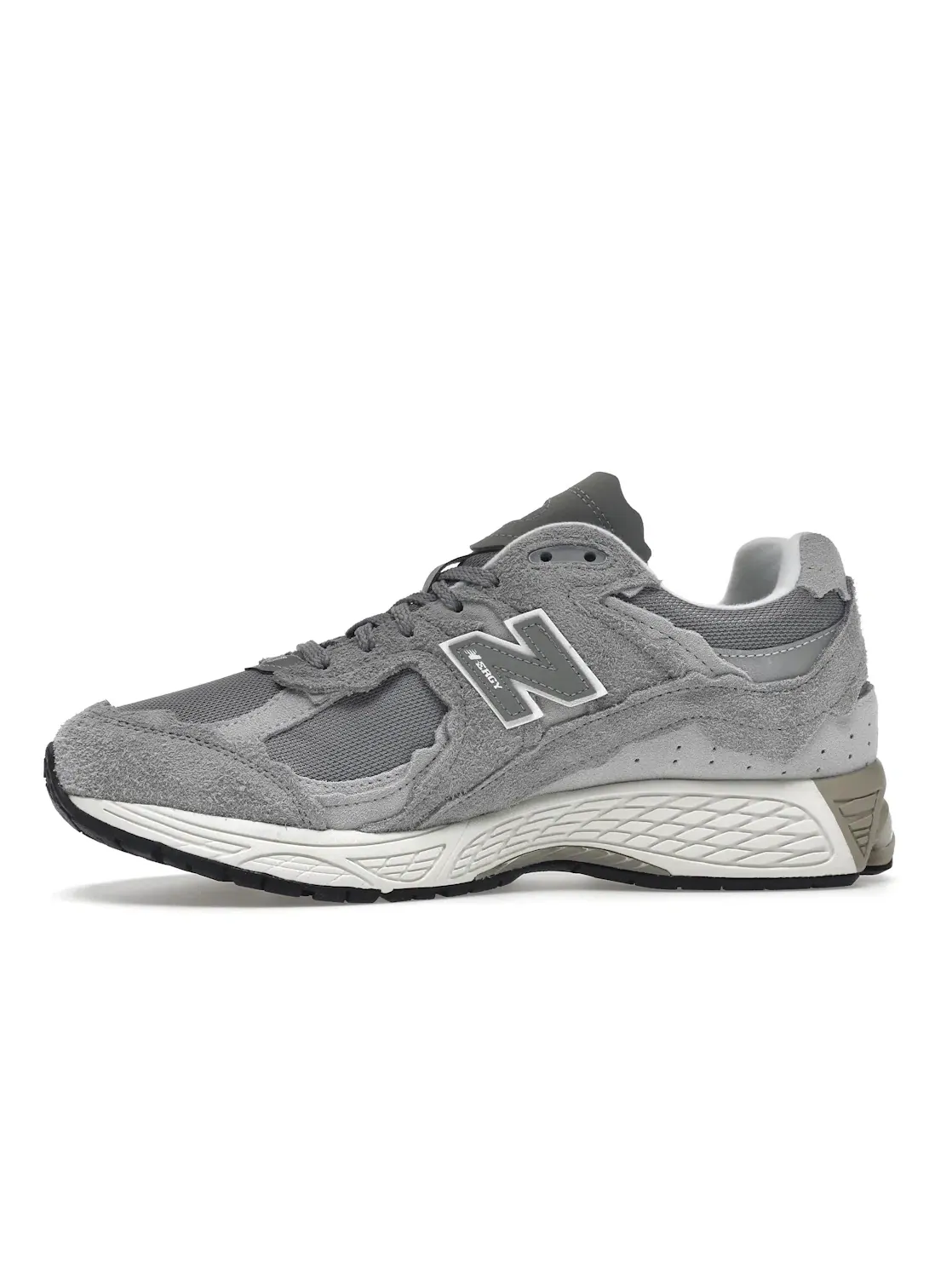 Мужские кроссовки Lifestyle с дышащим верхом New Balance 2002R — изображение 3 из 4, серый/серый