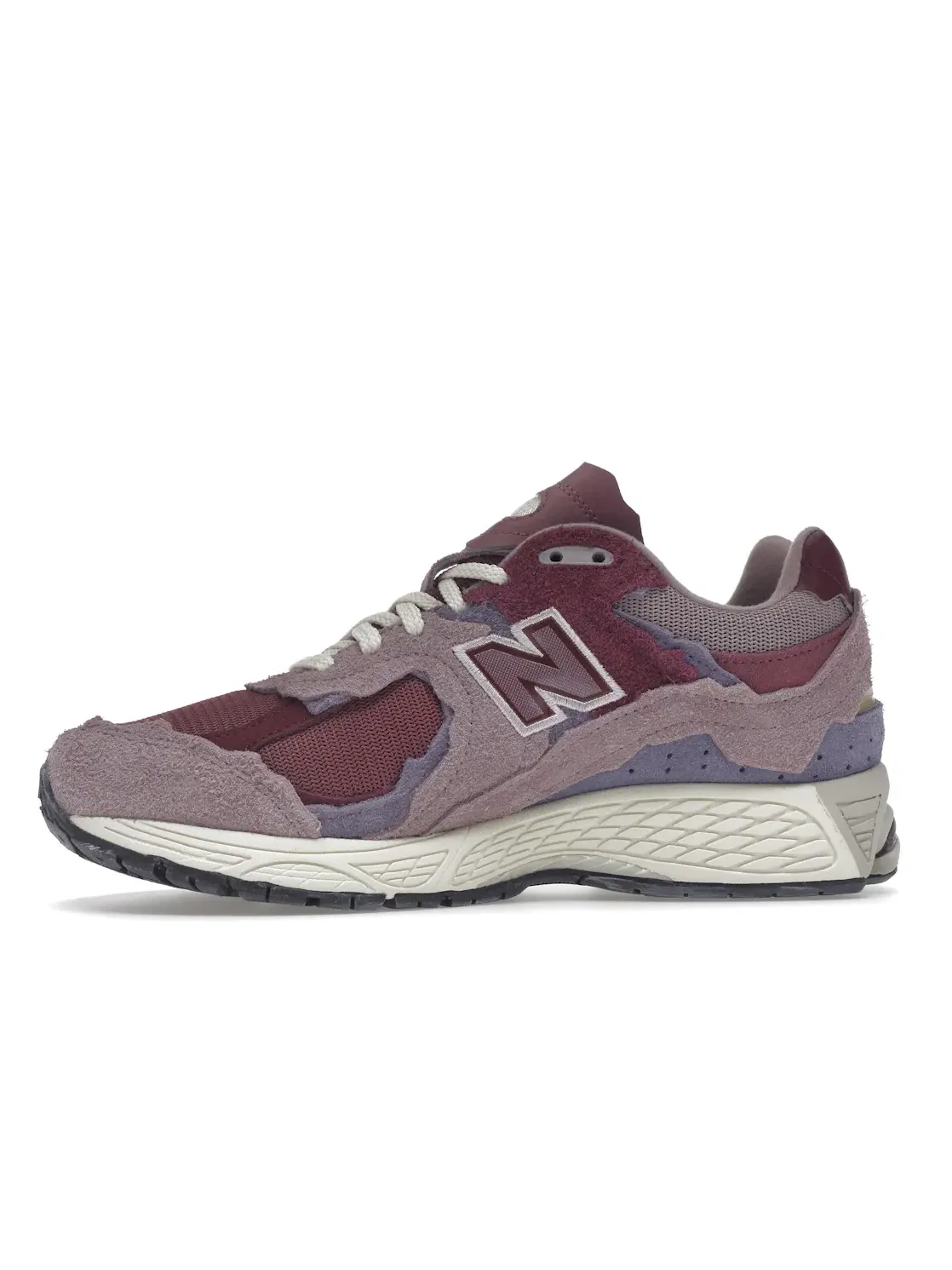 Мужские кроссовки с состаренным дизайном New Balance 2002R — изображение 3 из 4, розовый/фиолетовый
