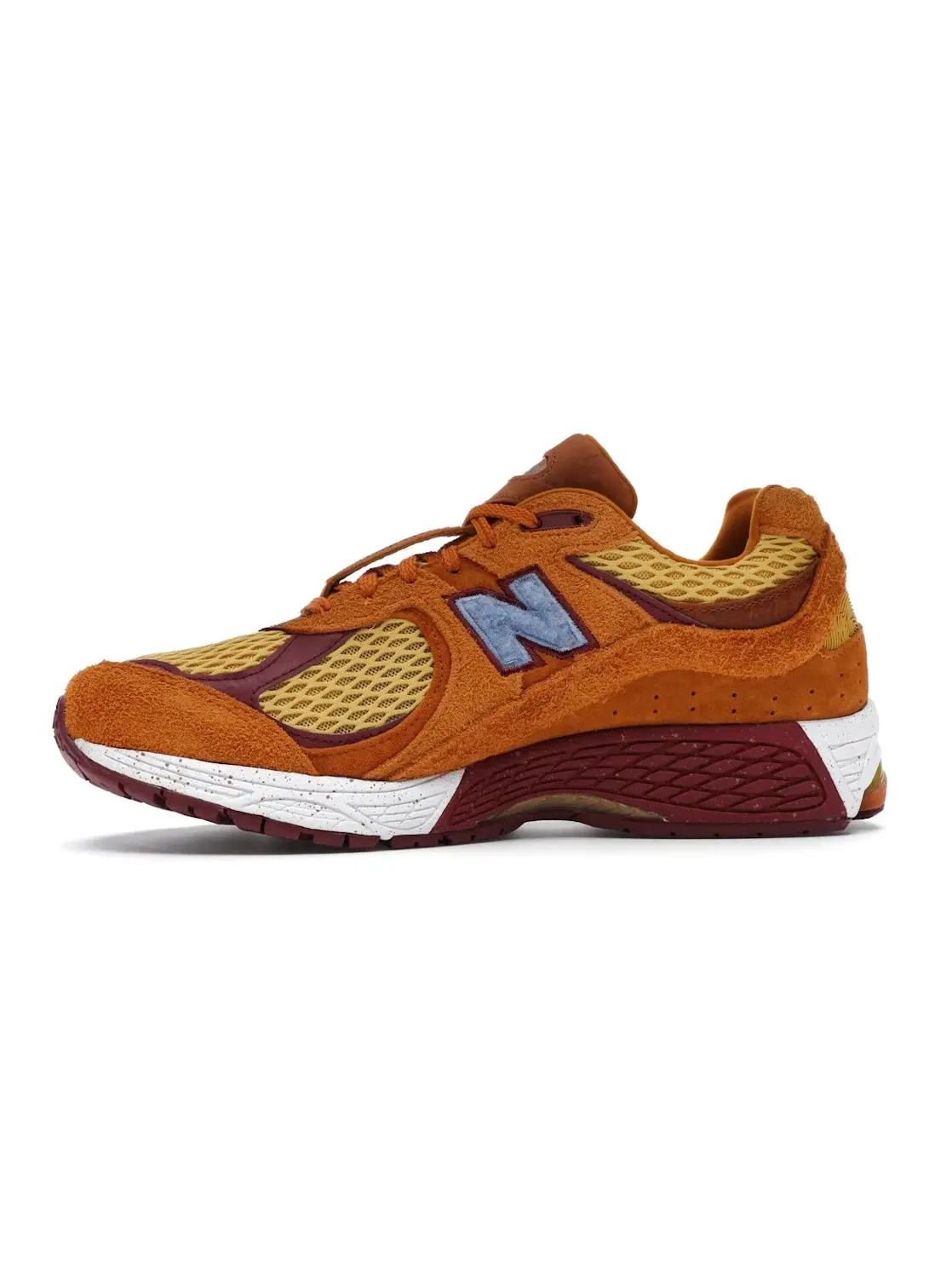 Мужские кроссовки с принтом New Balance 2002R New Balance — изображение 3 из 4, оранжевый/желтый/синий