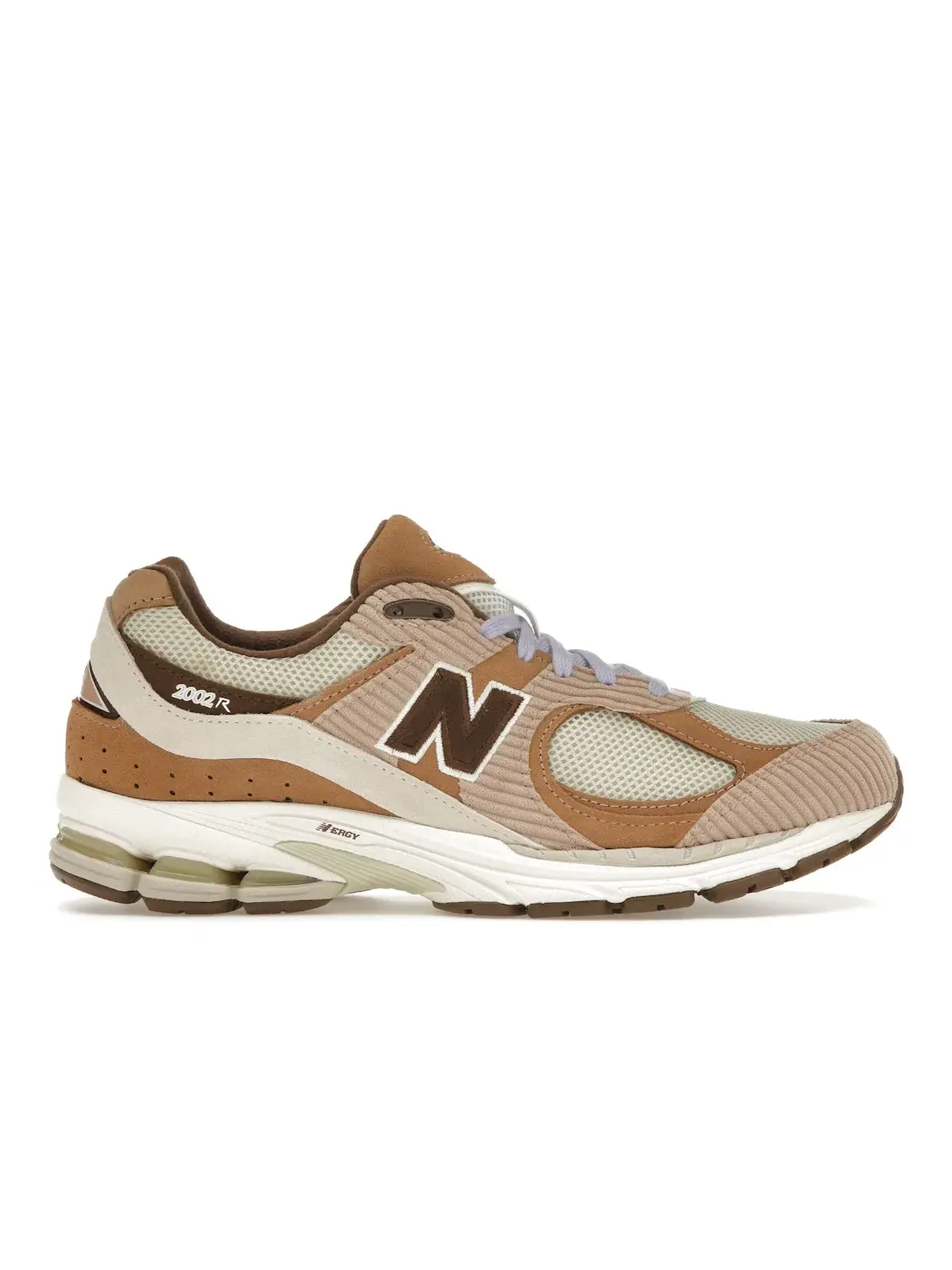 Мужские кроссовки Lifestyle с вельветовыми вставками New Balance 2002R — изображение 1 из 4, бежевый/коричневый