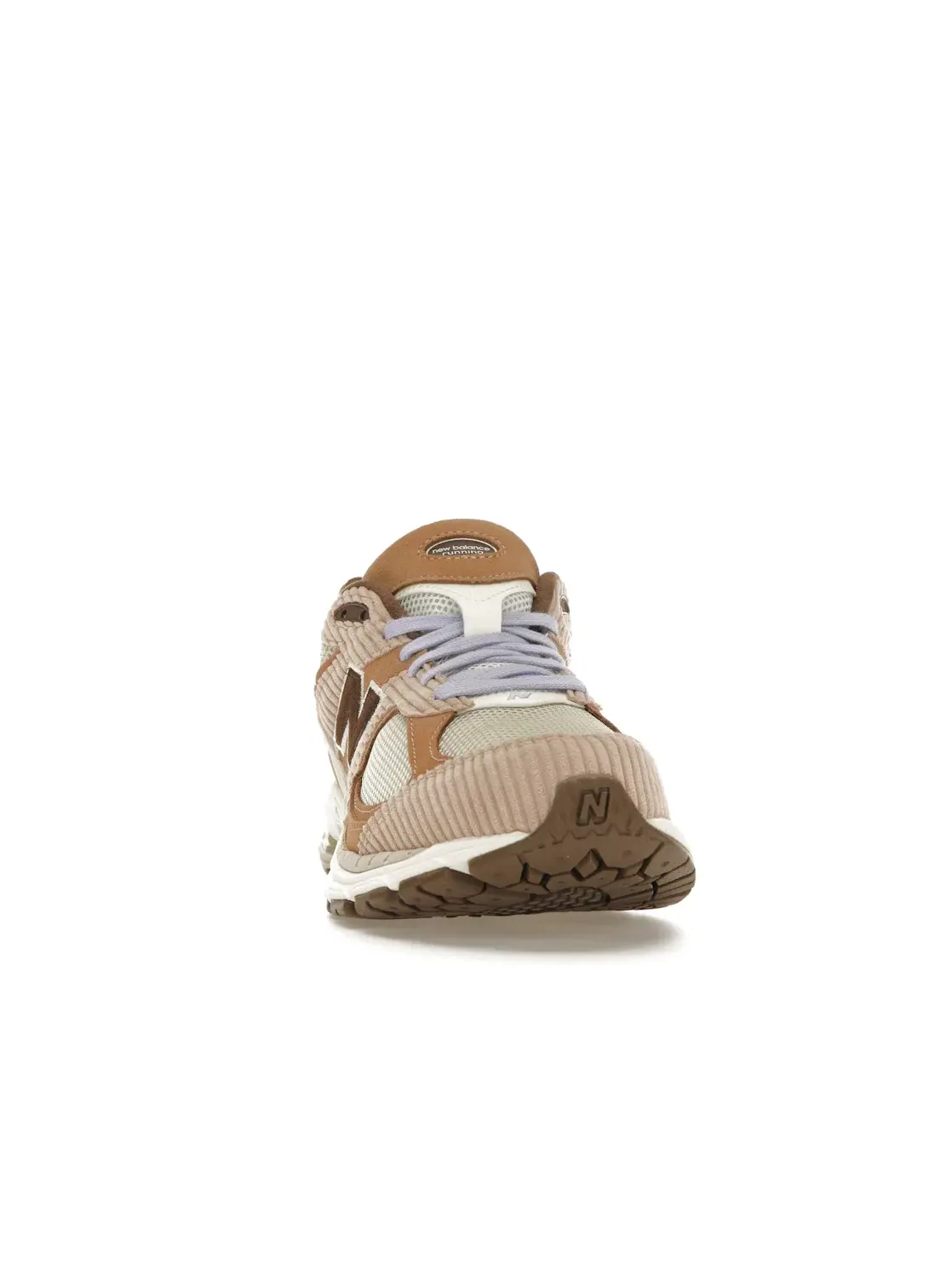 Мужские кроссовки Lifestyle с вельветовыми вставками New Balance 2002R — изображение 2 из 4, бежевый/коричневый