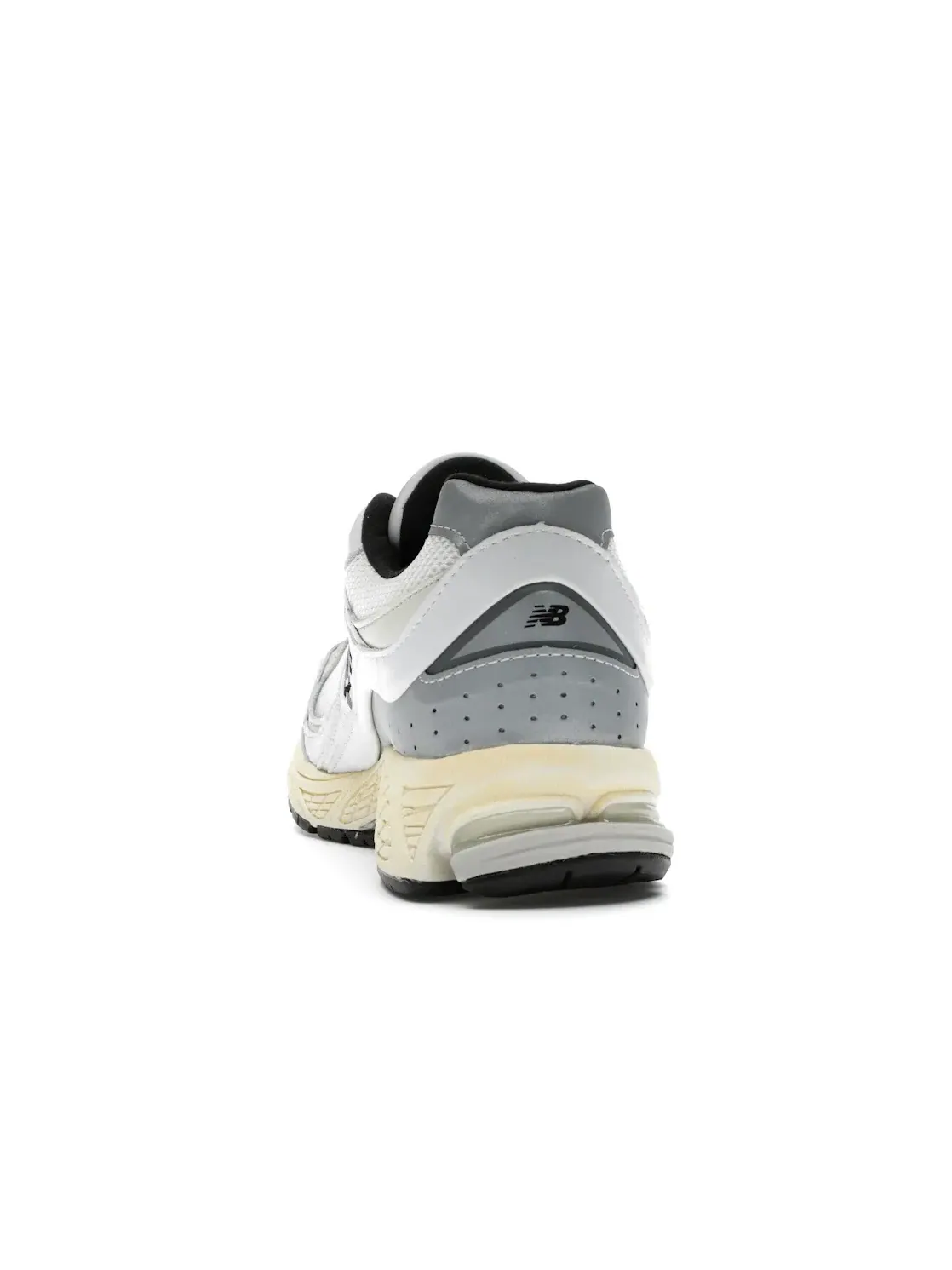 Мужские кроссовки Lifestyle с замшевыми и сетчатыми вставками New Balance 2002R — изображение 4 из 4, белый/черный