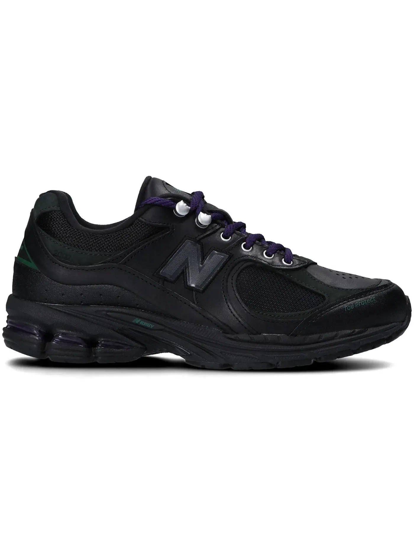 Мужские кроссовки Lifestyle New Balance 2002R — изображение 1 из 1, черный/черный/зеленый