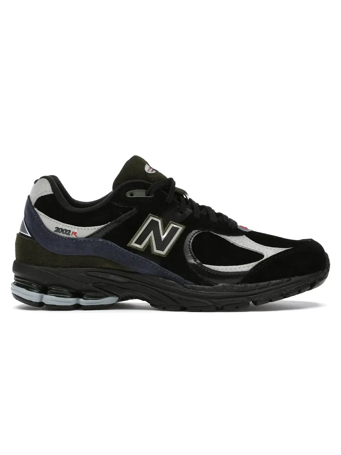 Мужские кроссовки Lifestyle с замшевым верхом New Balance 2002R — изображение 1 из 4, черный/зеленый/серый