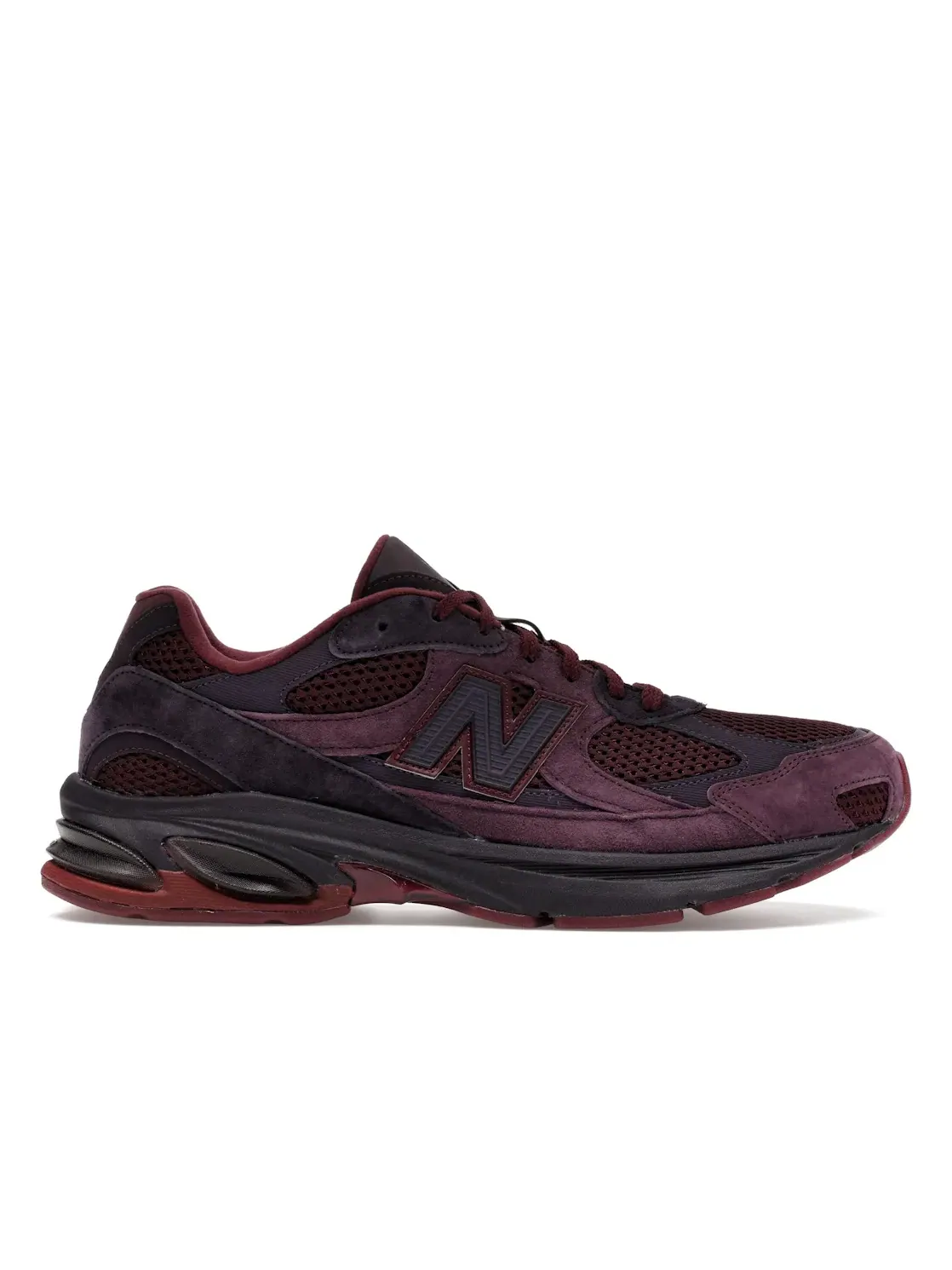 Мужские кроссовки Lifestyle с замшевыми вставками New Balance 2010 — изображение 1 из 4, коричневый/бордовый
