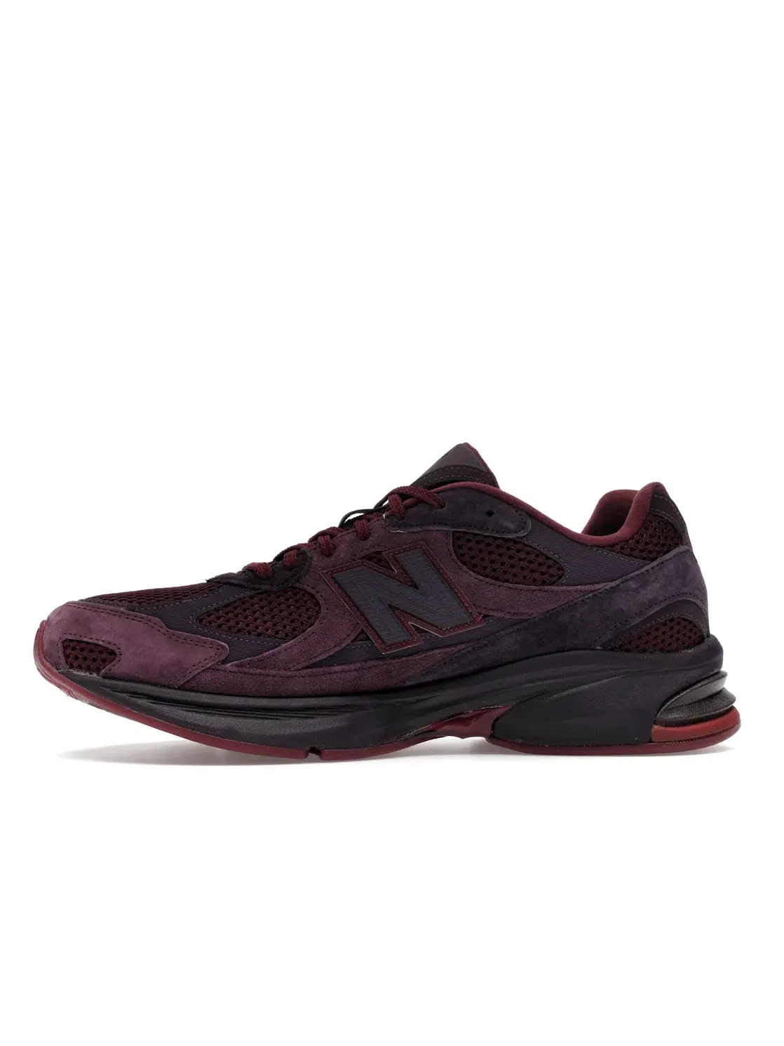 Мужские кроссовки Lifestyle с замшевыми вставками New Balance 2010 — изображение 3 из 4, коричневый/бордовый