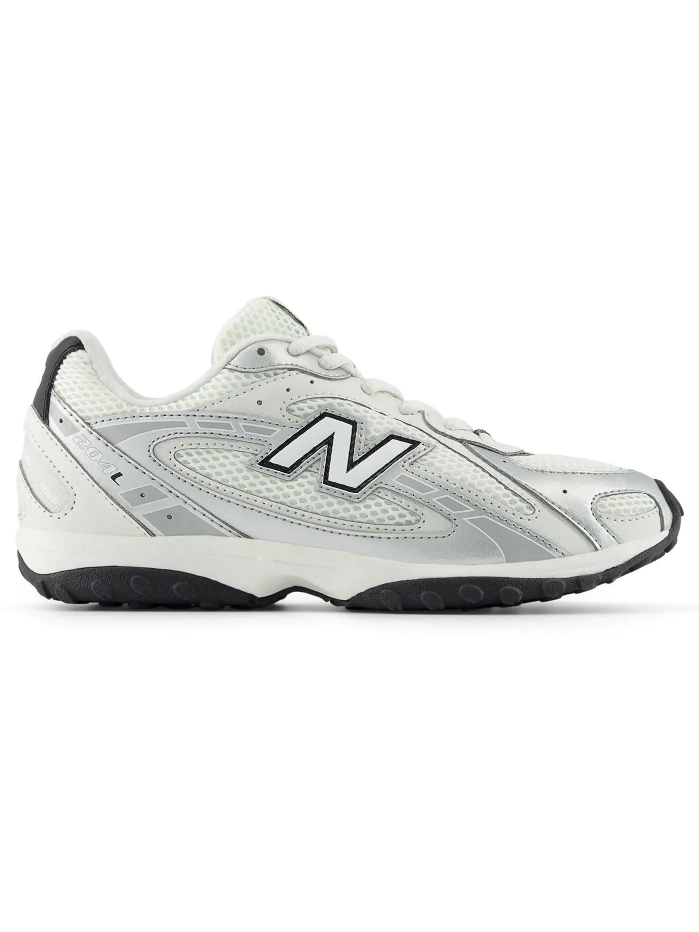 Детские кроссовки шнурованные New Balance 204L Lace — изображение 1 из 1, белый/серый