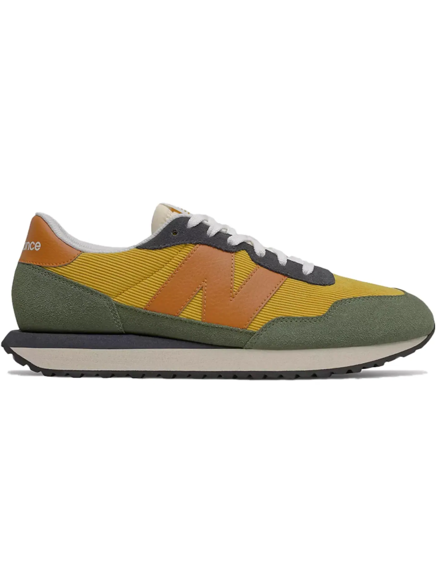 Мужские кроссовки Lifestyle New Balance 237 — изображение 1 из 1, темный зеленый/оранжевый
