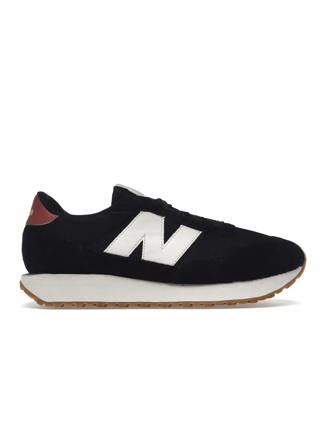 Женские кроссовки с замшевыми вставками New Balance 237 — изображение 1 из 4, черный
