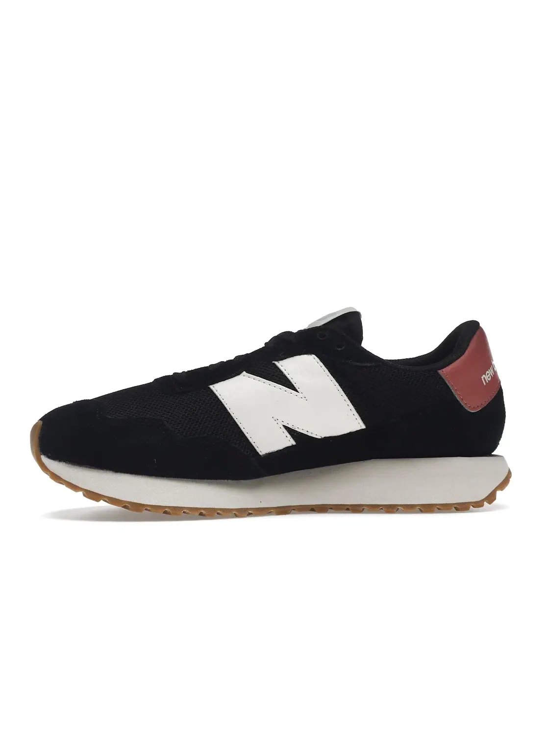 Женские кроссовки с замшевыми вставками New Balance 237 — изображение 3 из 4, черный