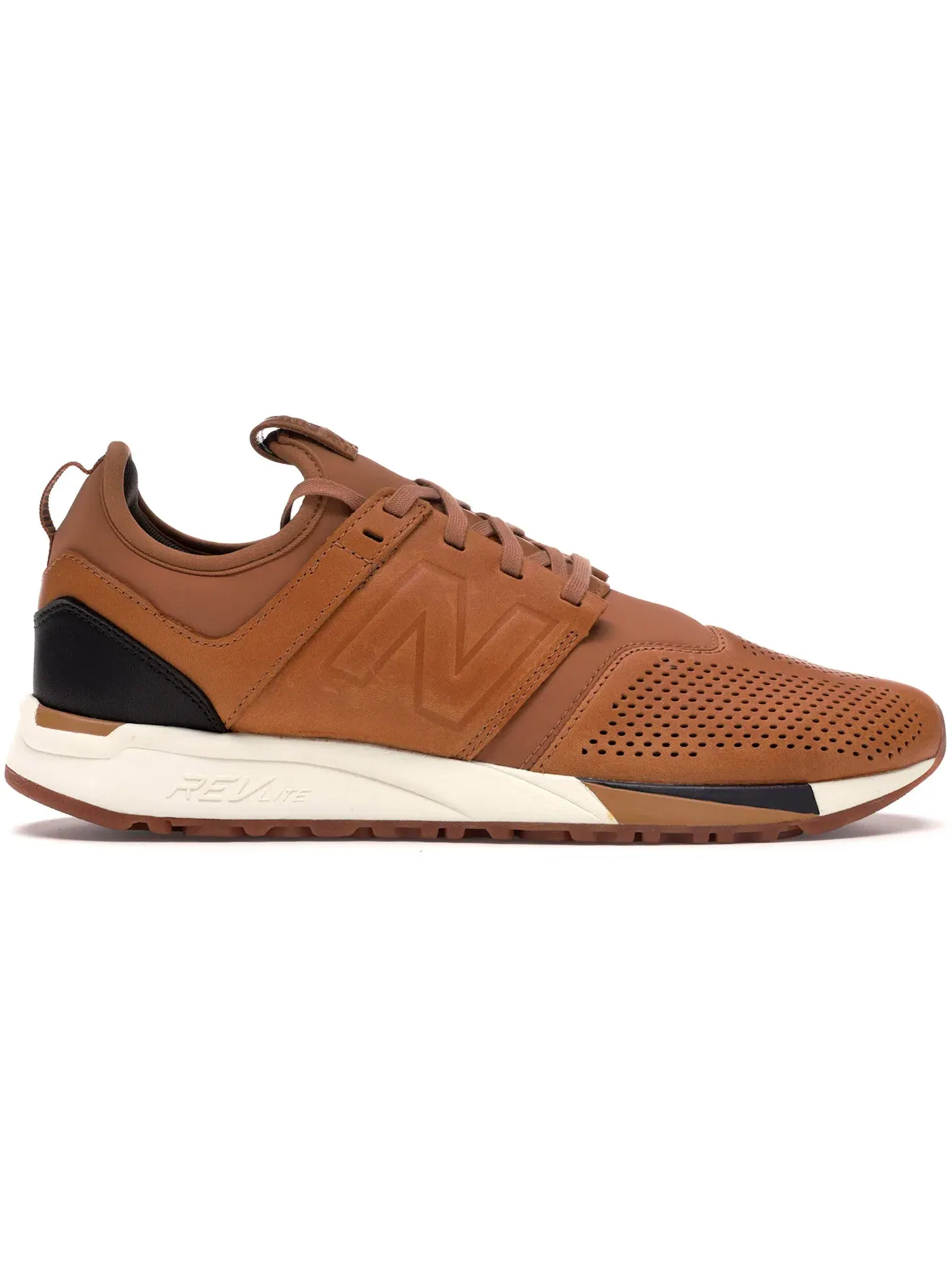 Мужские кроссовки Lifestyle New Balance 247 — изображение 1 из 1, коричневый/белый