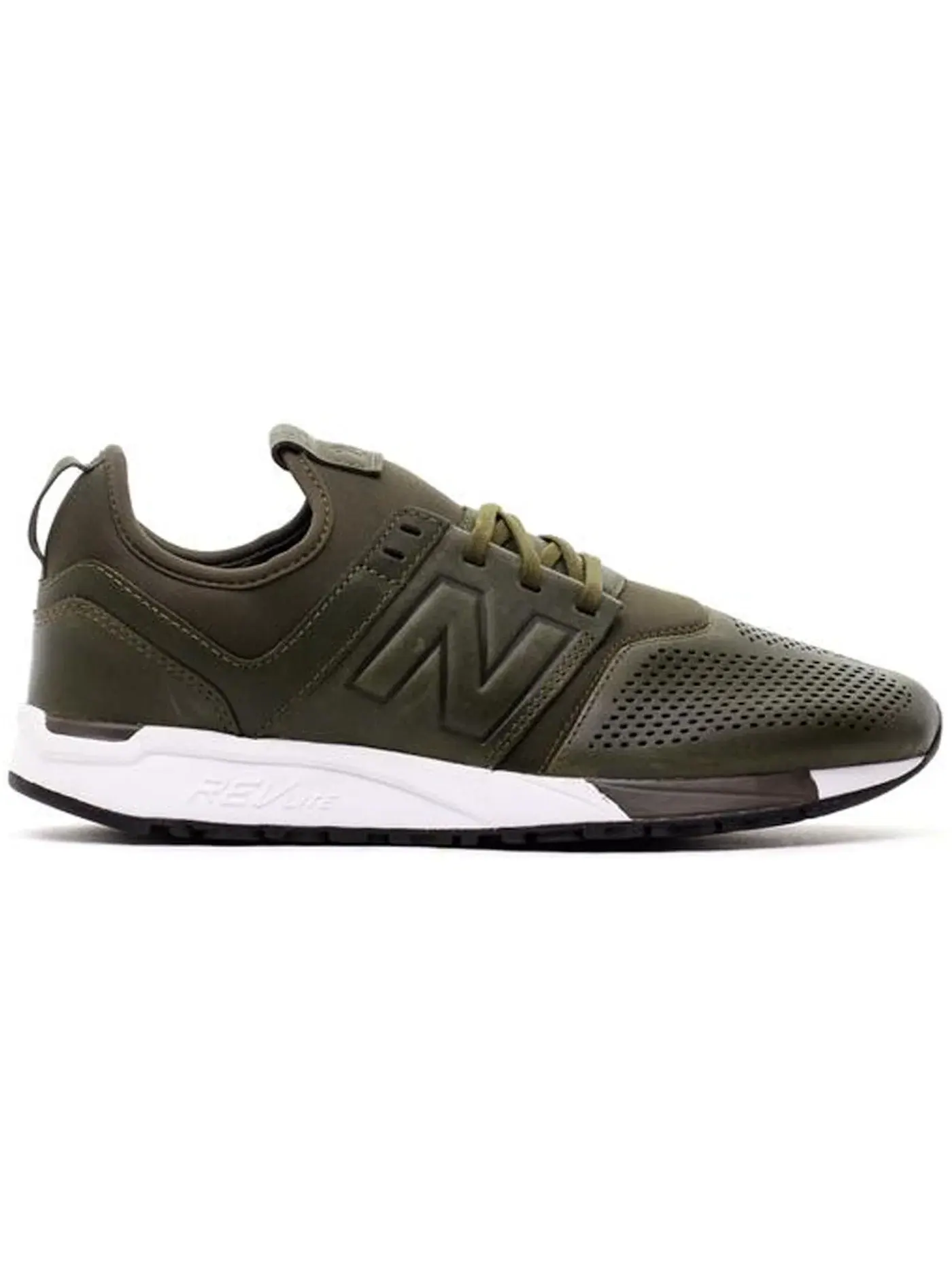 Мужские кроссовки Lifestyle New Balance 247 — изображение 1 из 1, оливковый/белый