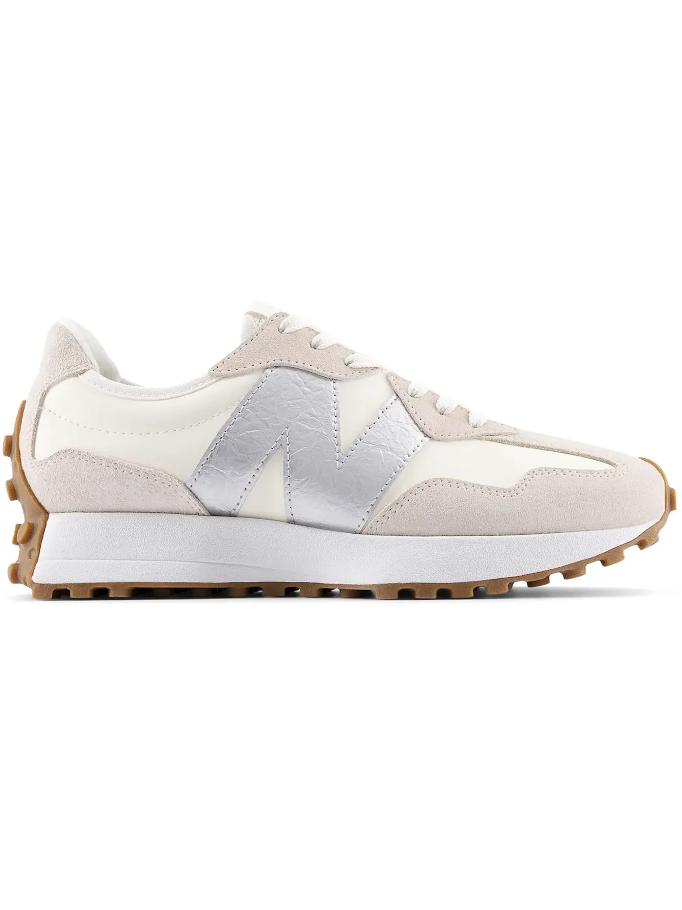 Женские кроссовки Lifestyle New Balance 327 — изображение 1 из 1, серебристый металлик