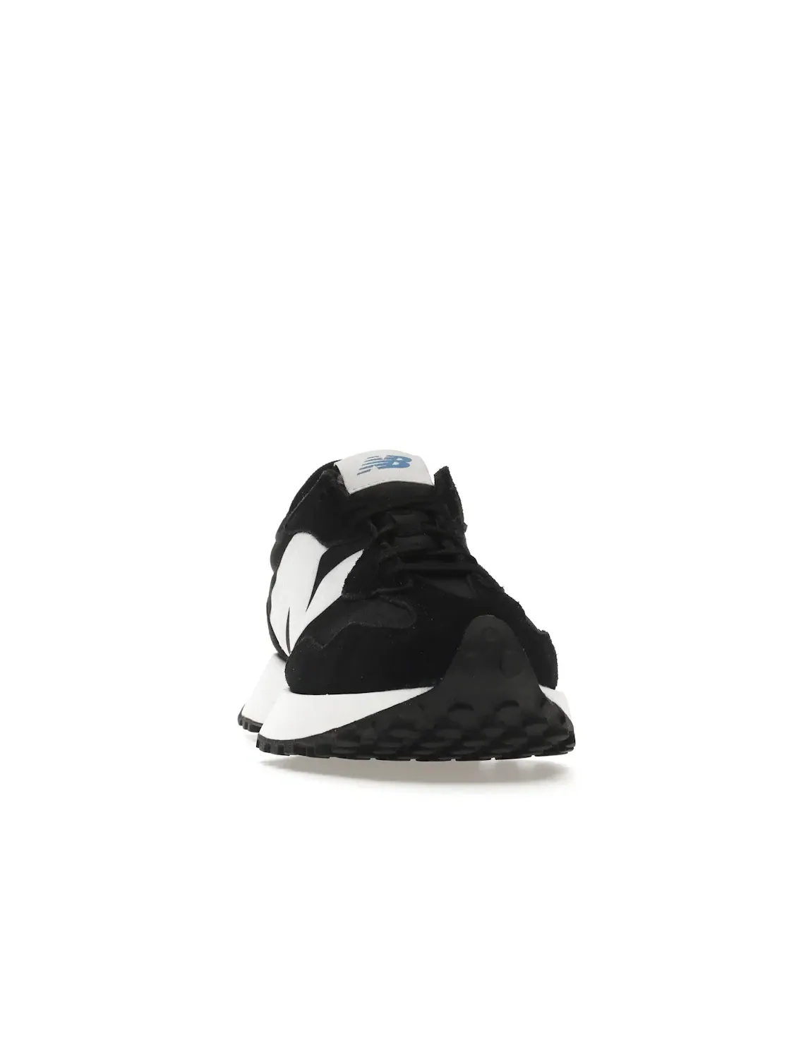 Мужские кроссовки из нейлона и замши New Balance 327 — изображение 2 из 4, черный/белый