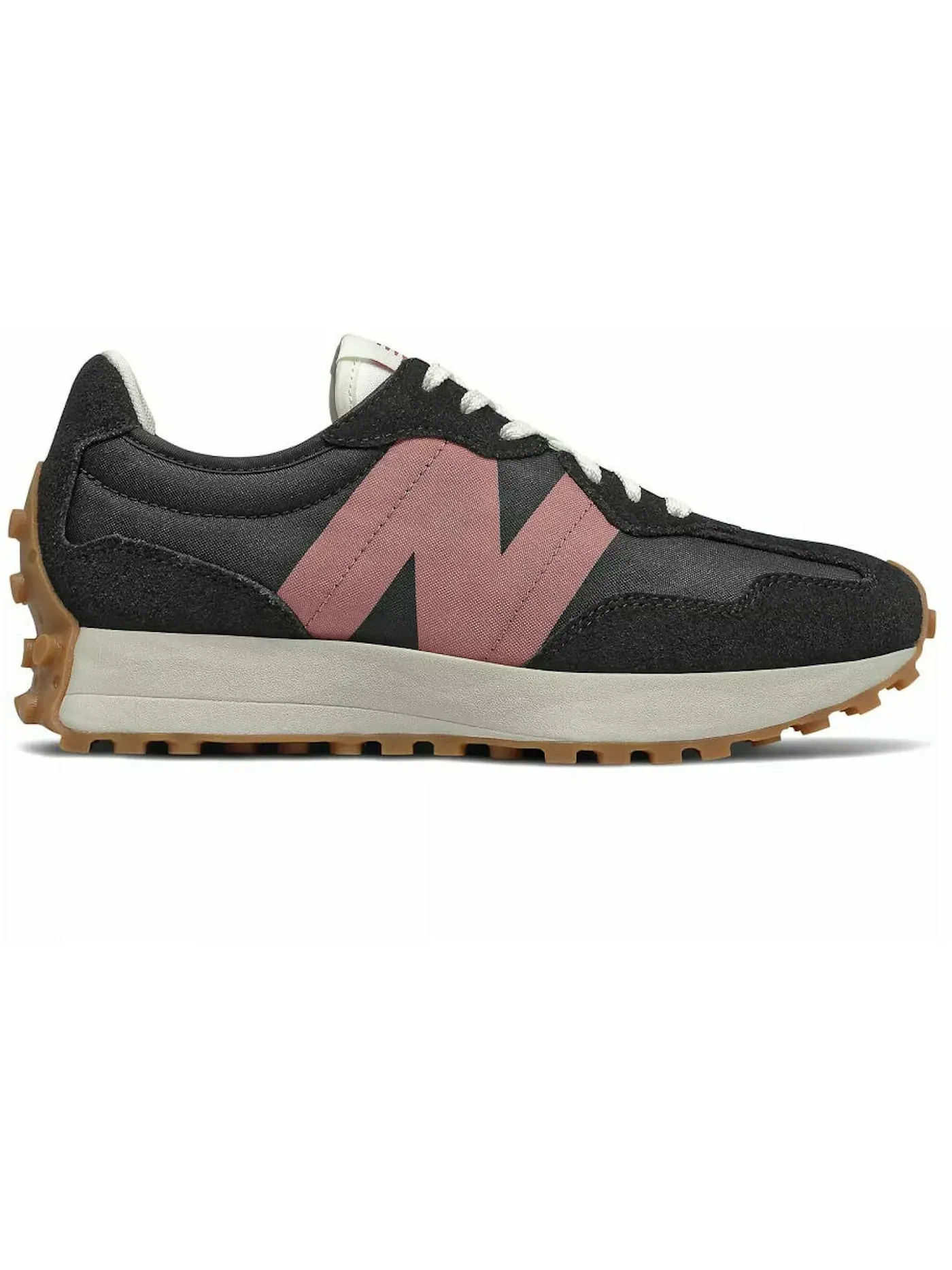 Женские кроссовки Lifestyle New Balance 327 — изображение 1 из 1, черный/розовый/белый