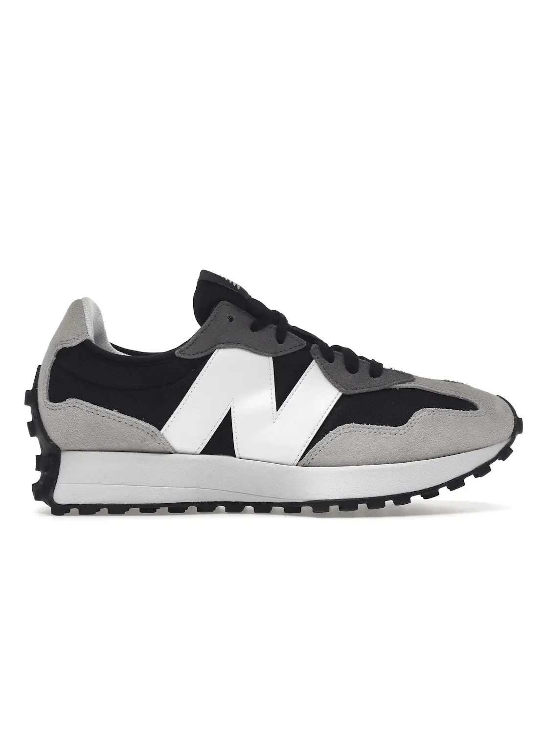 Мужские кроссовки для повседневной носки New Balance 327 — изображение 1 из 4, черный/белый/серый