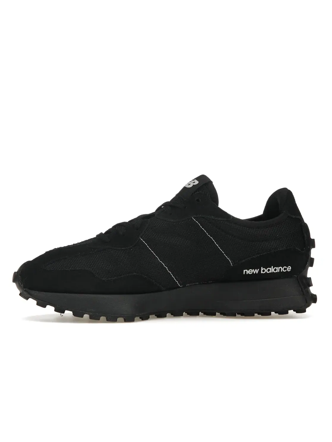 Мужские кроссовки Lifestyle New Balance 327 — изображение 3 из 4, черный/черный/белый