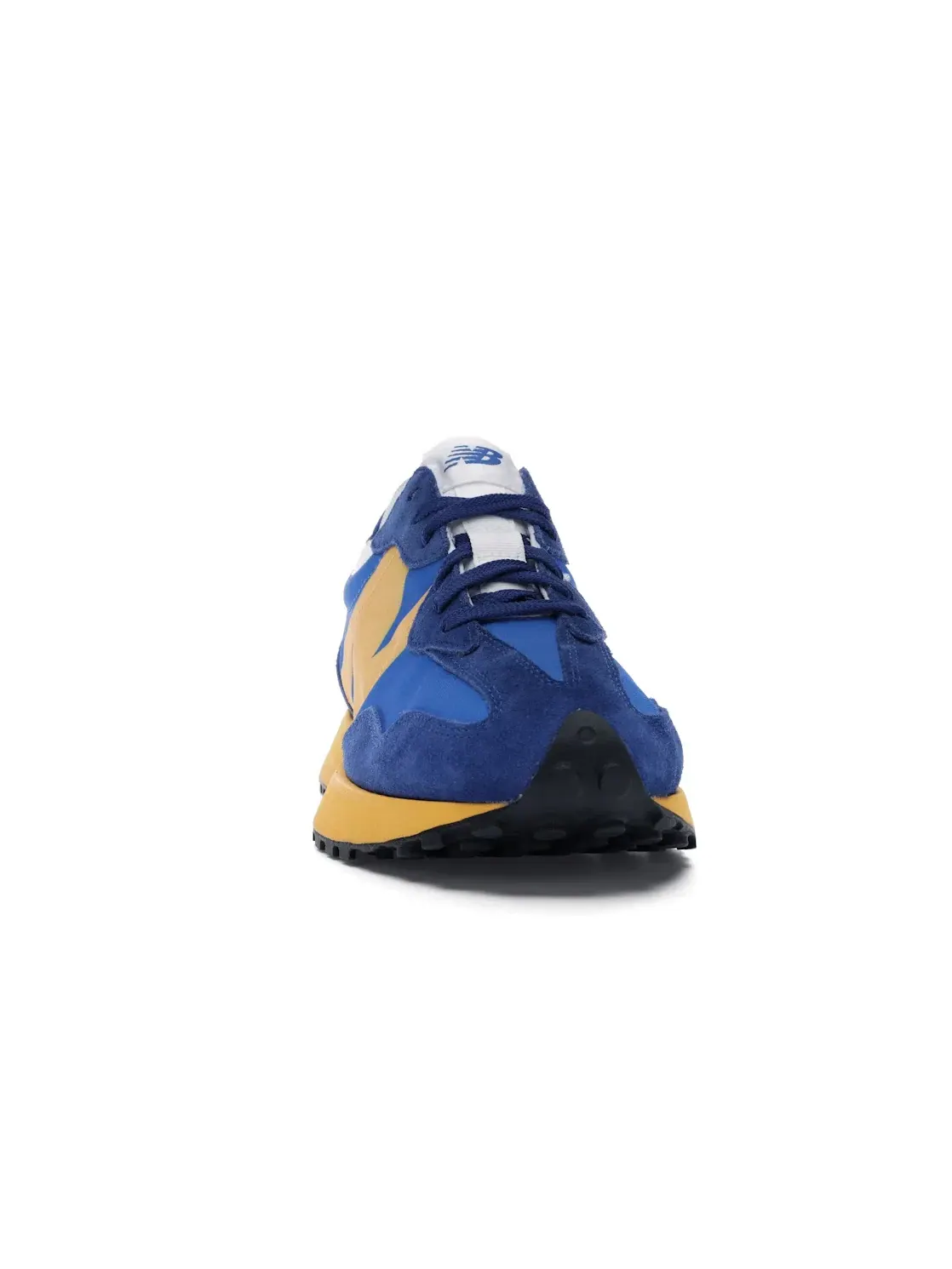 Мужские кроссовки с замшевым и кожаным верхом New Balance 327 — изображение 2 из 4, синий белый