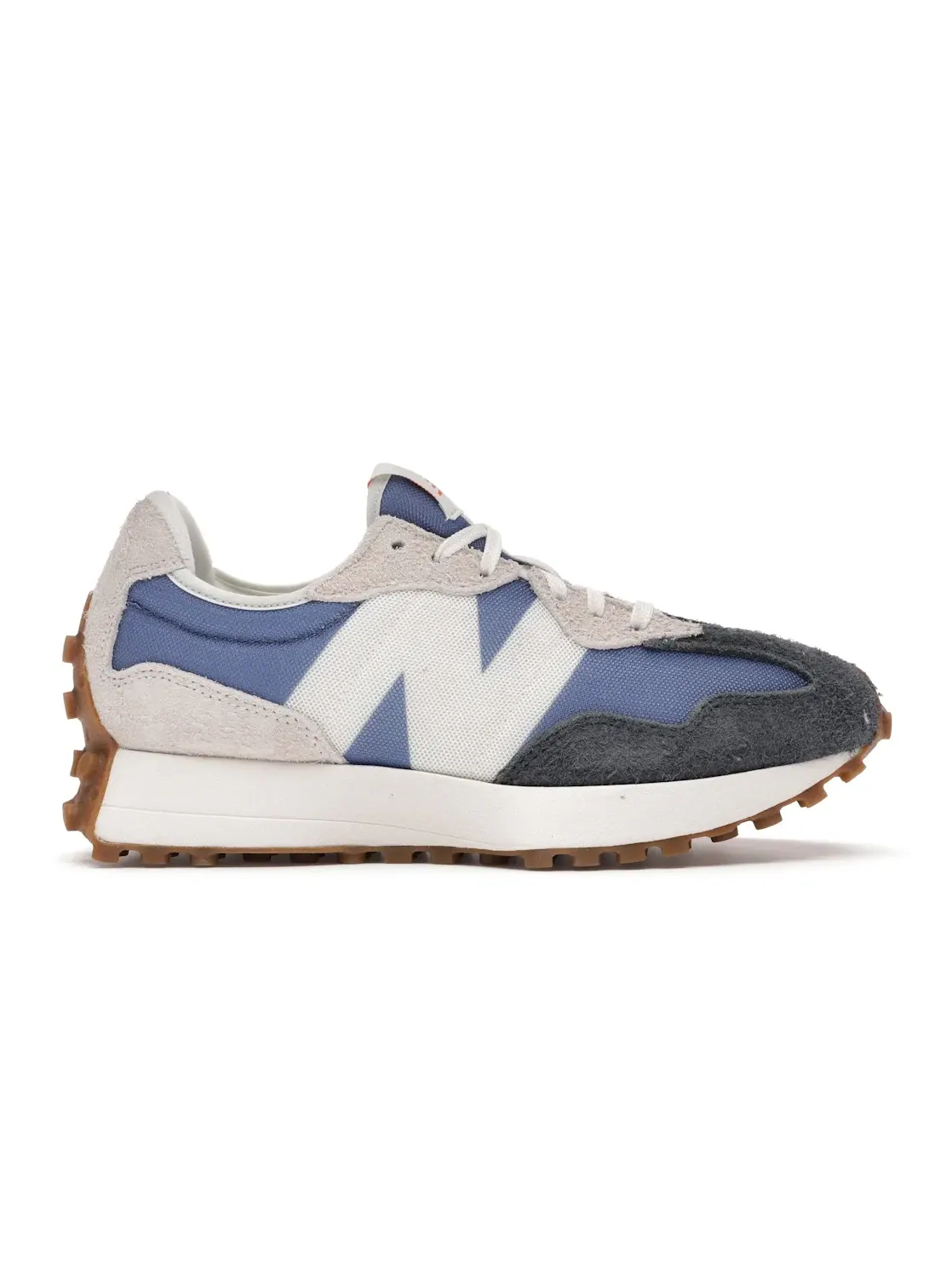 Женские кроссовки с контрастными деталями New Balance 327 — изображение 1 из 4, оранжевый синий
