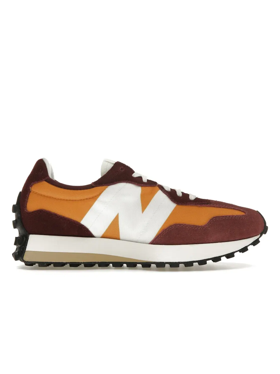 Мужские кроссовки Lifestyle New Balance 327 — изображение 1 из 4, бордовый оранжевый