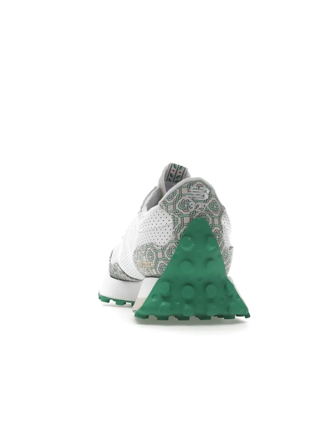 Мужские кроссовки с коллаборацией Casablanca New Balance 327 — изображение 4 из 4, белый зеленый