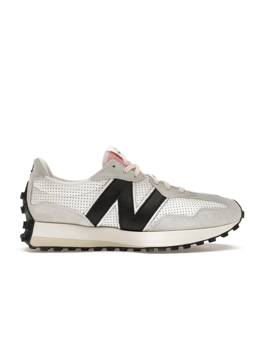 Мужские кроссовки Lifestyle с принтом New Balance 327 Casablanca — изображение 1 из 4, серый/черный/розовый