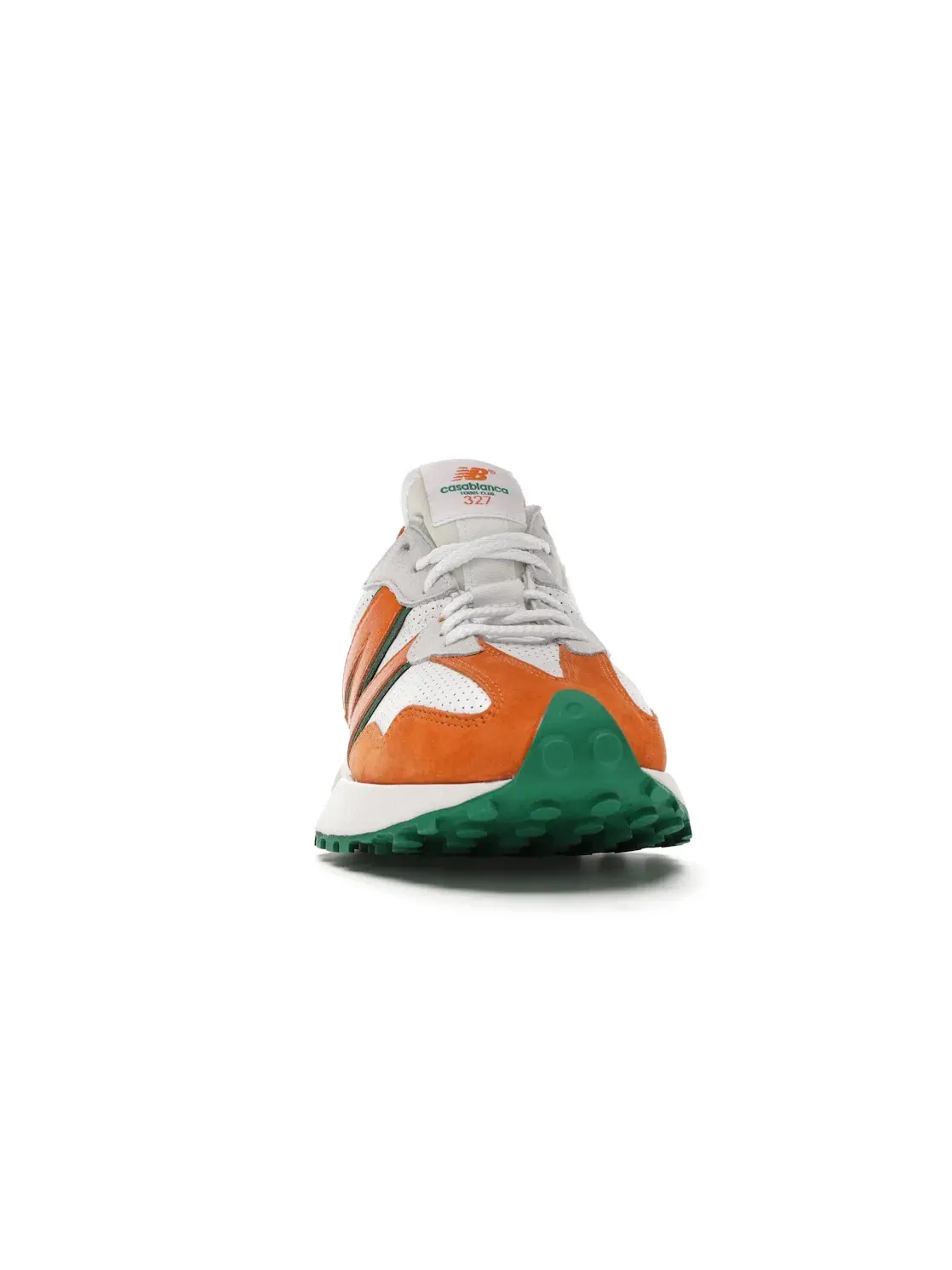 Мужские кроссовки Lifestyle с принтом Casablanca New Balance — изображение 2 из 4, белый/оранжевый-зеленый