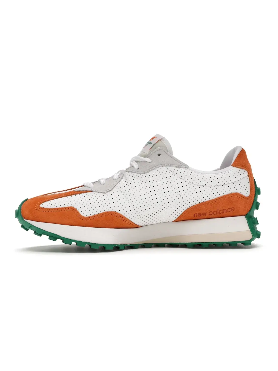 Мужские кроссовки Lifestyle с принтом Casablanca New Balance — изображение 3 из 4, белый/оранжевый-зеленый