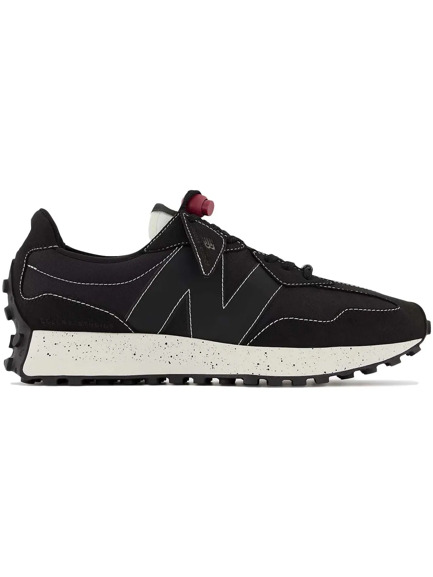 Унисекс кроссовки Lifestyle New Balance 327 — изображение 1 из 1, черный/красный